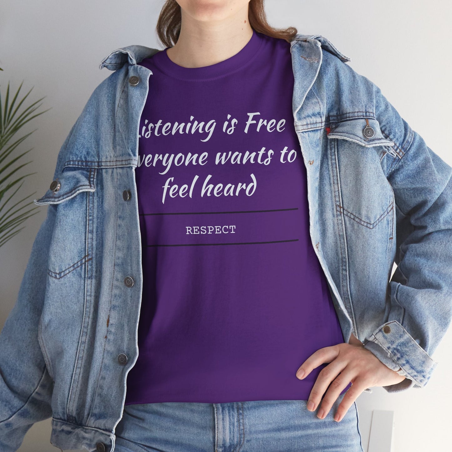Listening is Free, Feel Heard Printify