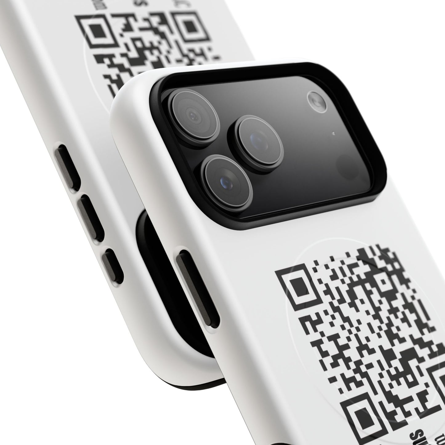 Magnetic QR Code Phone Case — Tough Protective Magnetic Phone Cover with Scannable QR Design Printify
