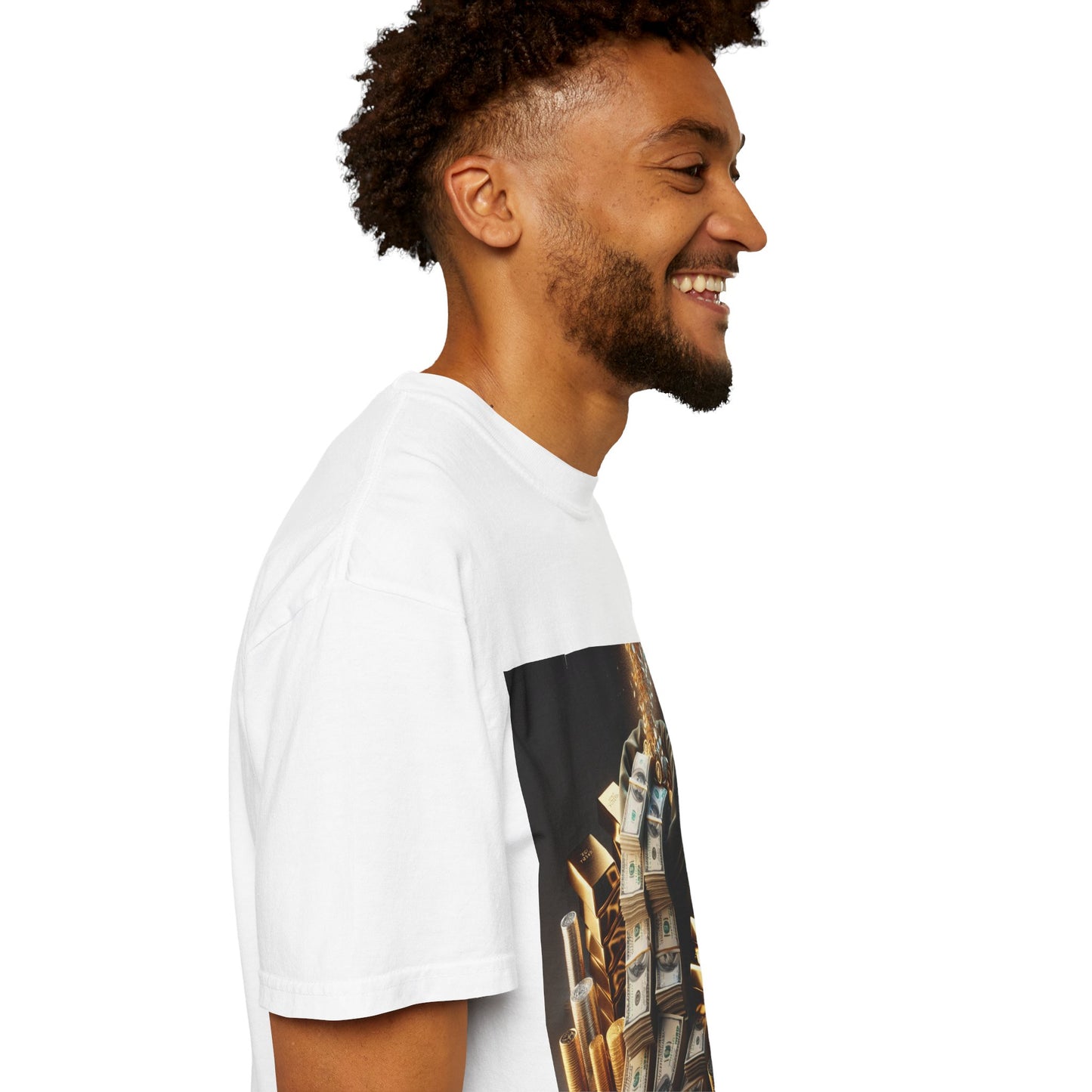 Stylish Money-Themed Unisex Garment-Dyed T-Shirt