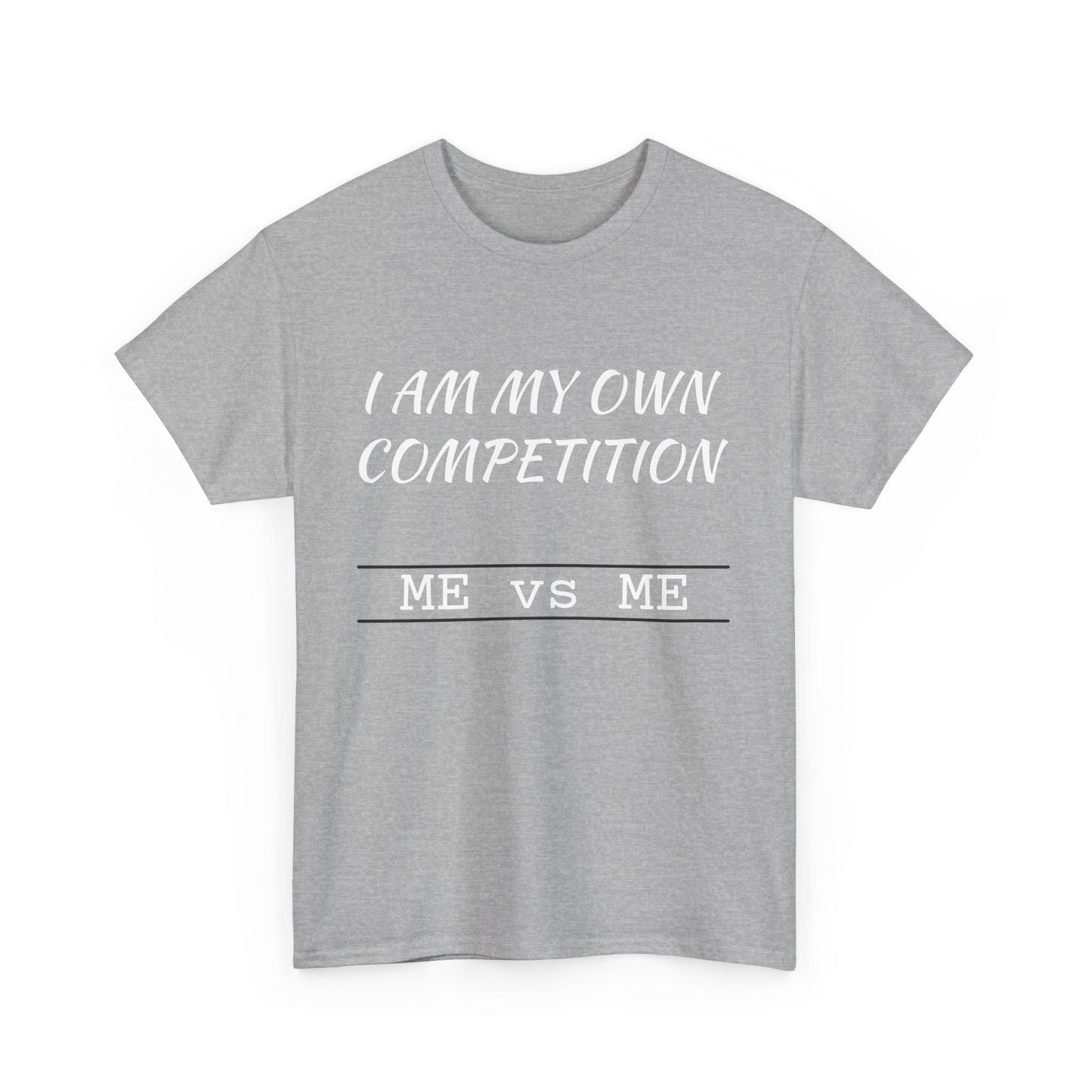 I am my own competition