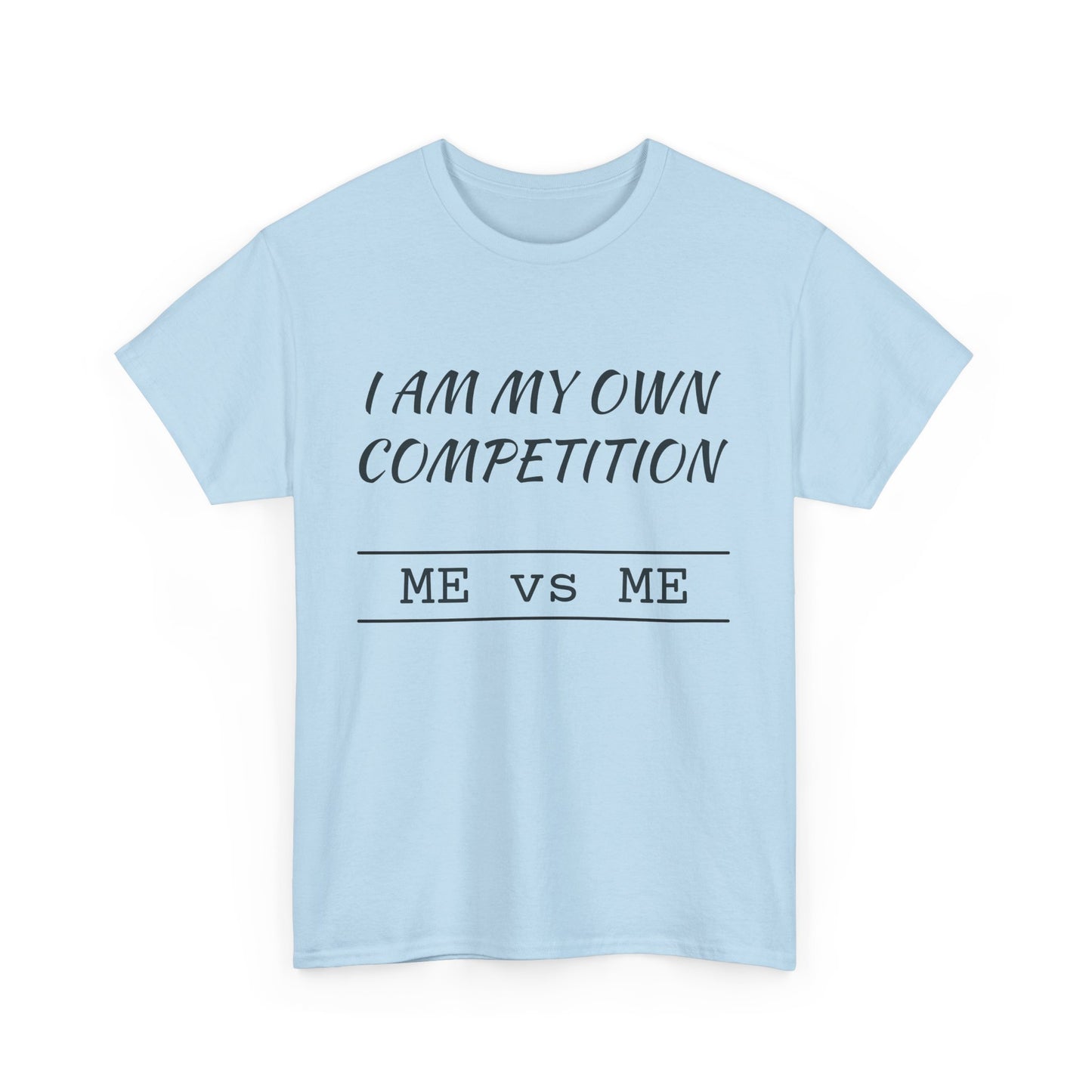 I am my own competition