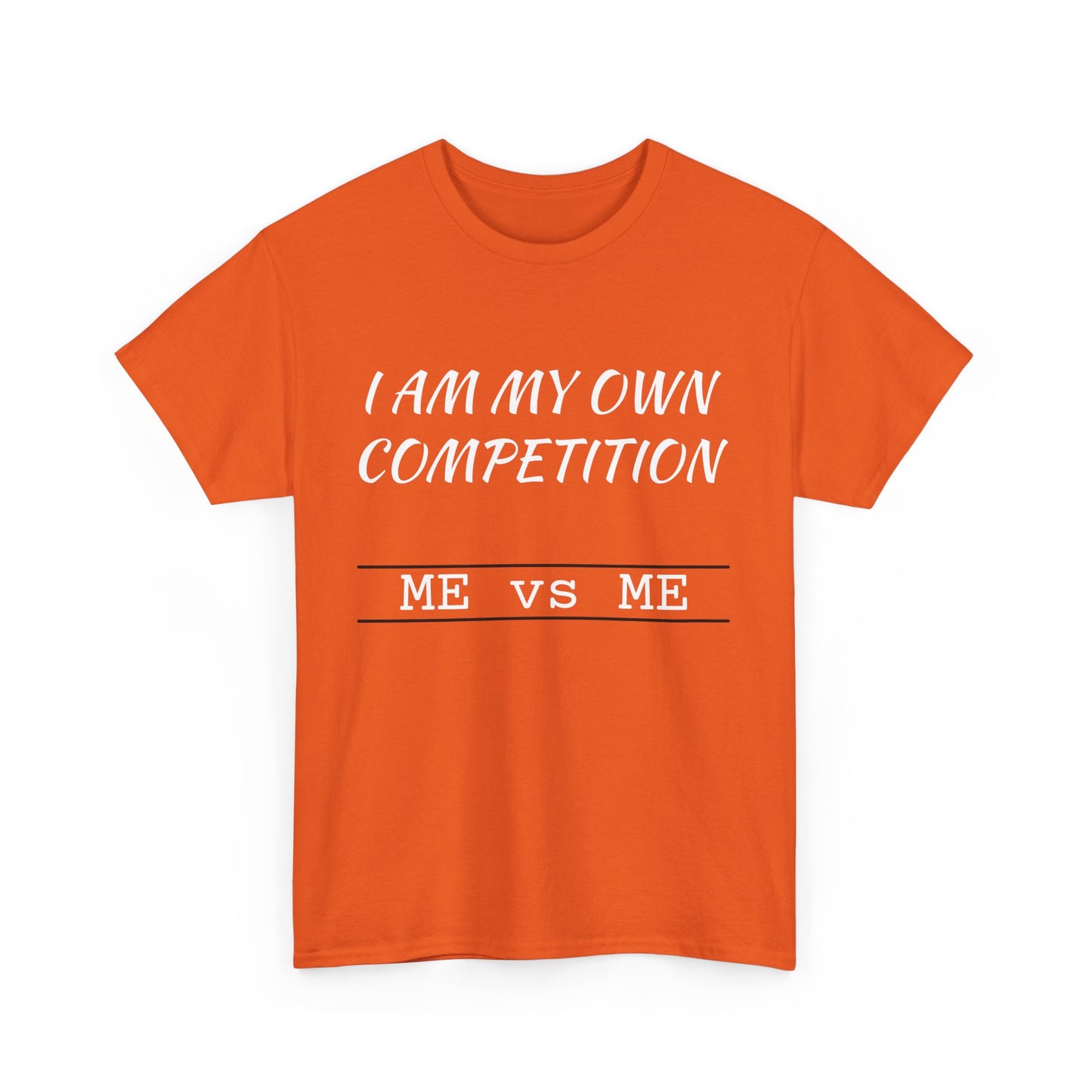 I am my own competition