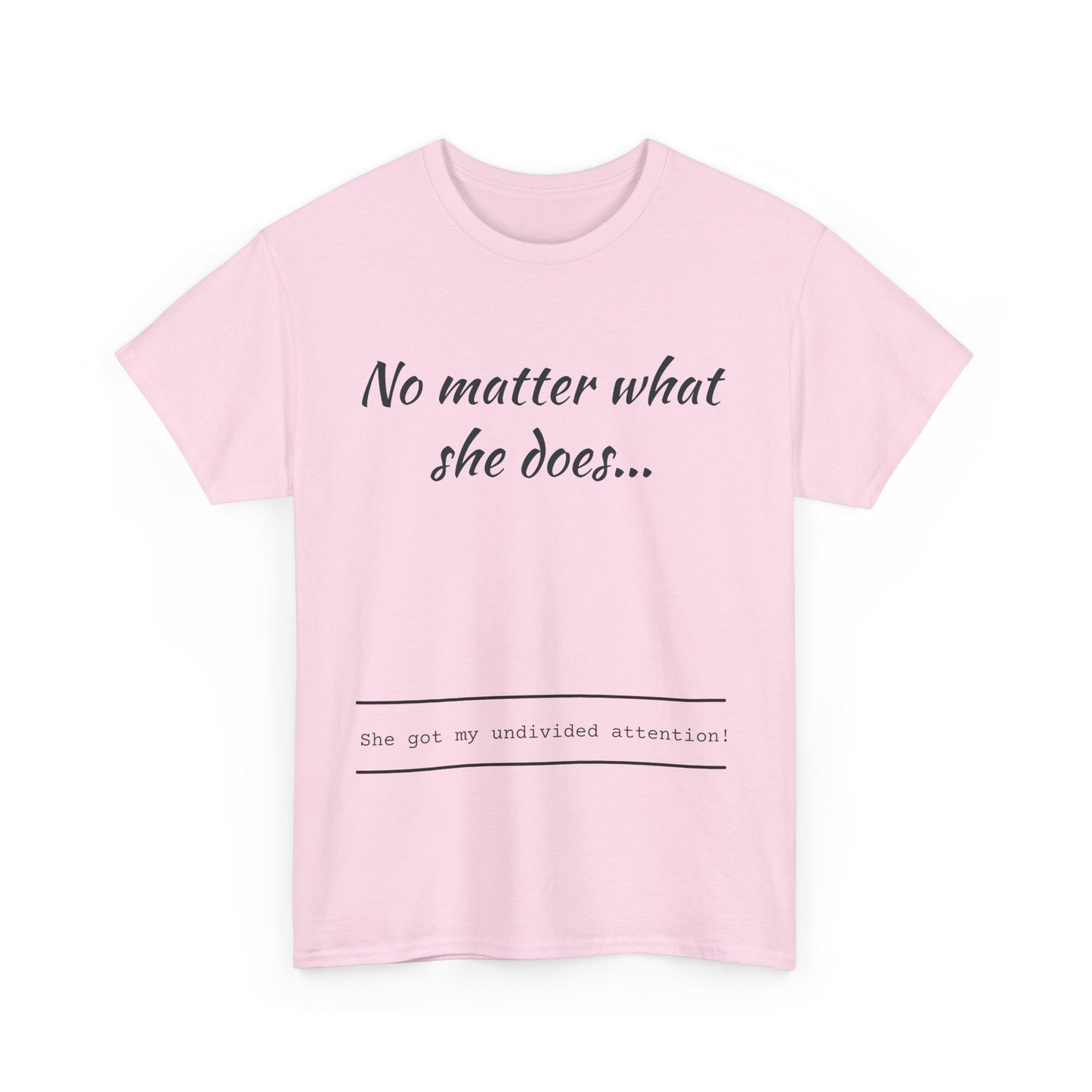 No matter what she does...