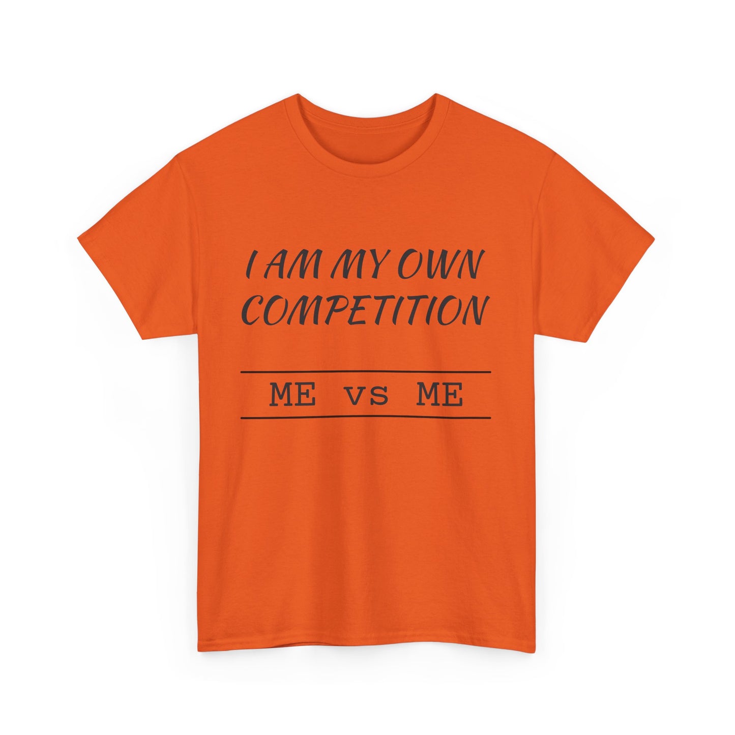 I am my own competition