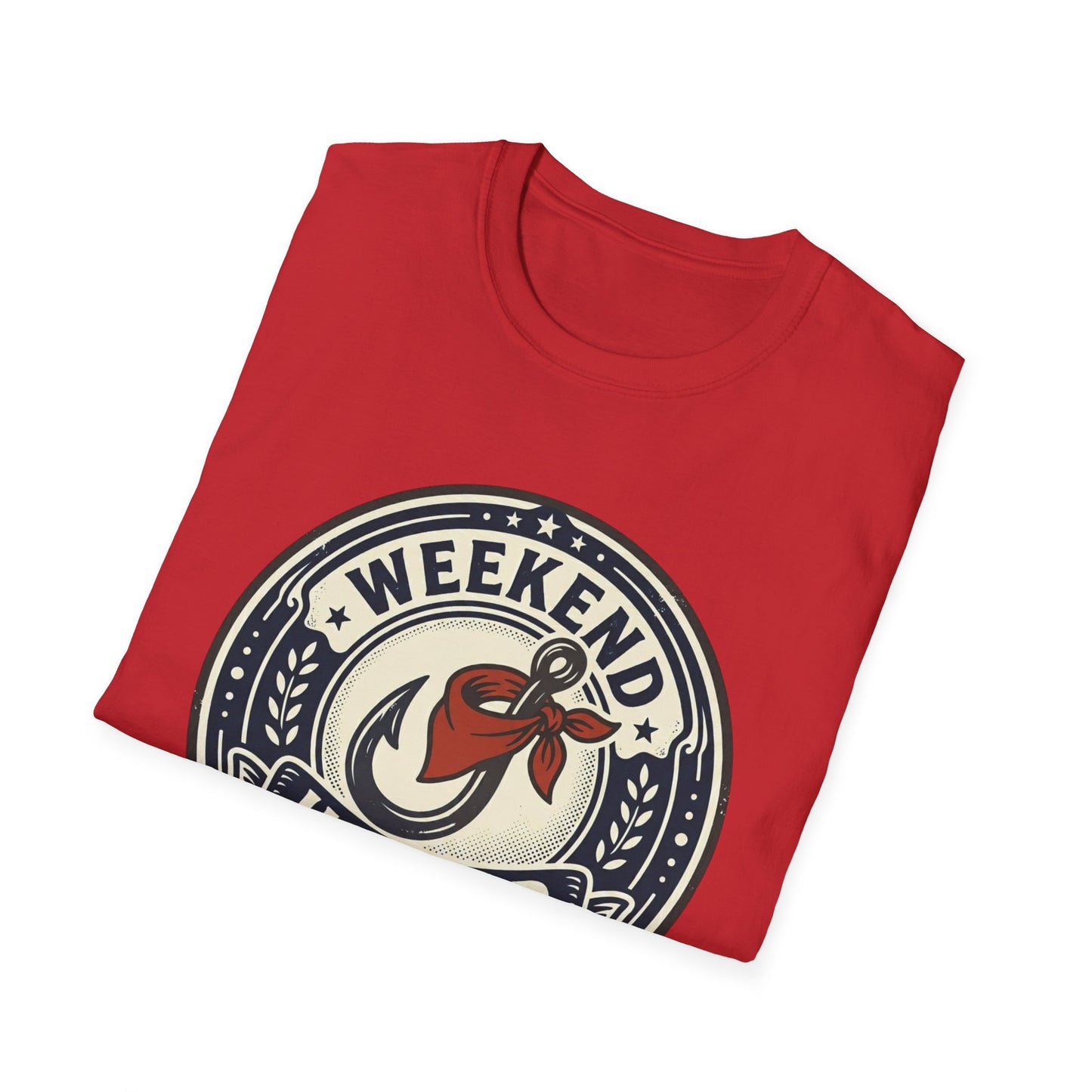 Weekend Hooker Fishing T-Shirt — Retro Angler Logo Tee