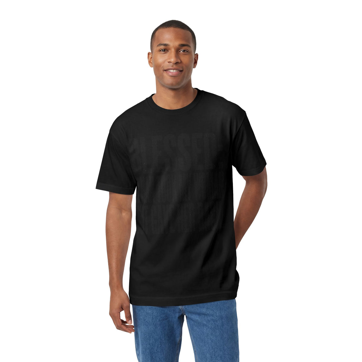 "Blessed: A Man Took My Woman But Gave Her Back" Bold Statement Tee