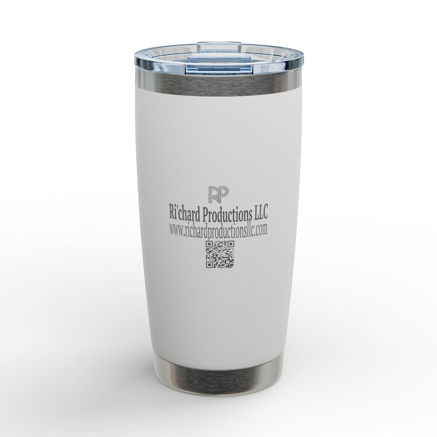 Ri'chard Productions LLC-20oz Engraved Stainless Steel Tumbler – Personalized Riva Travel Cup