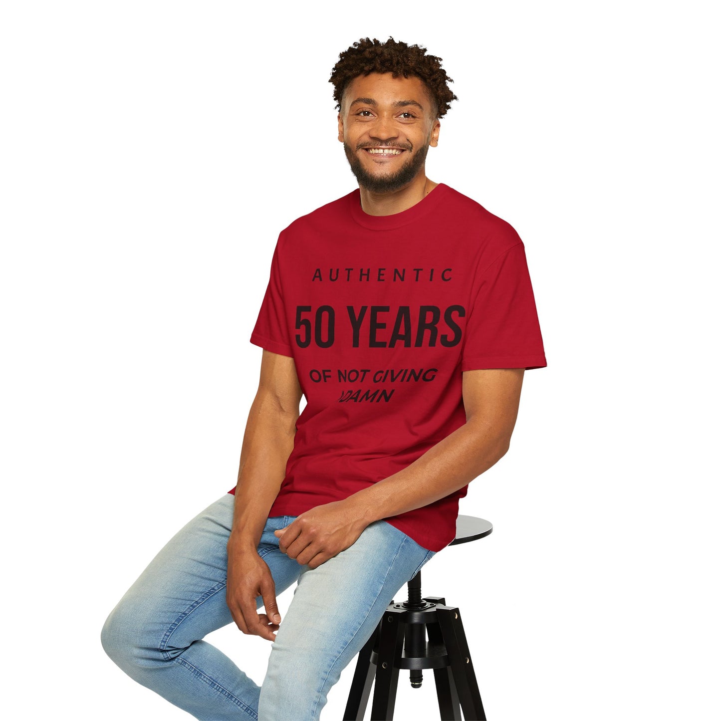 50 Years of Not Giving a Damn T-Shirt — Funny 50th Birthday Tee