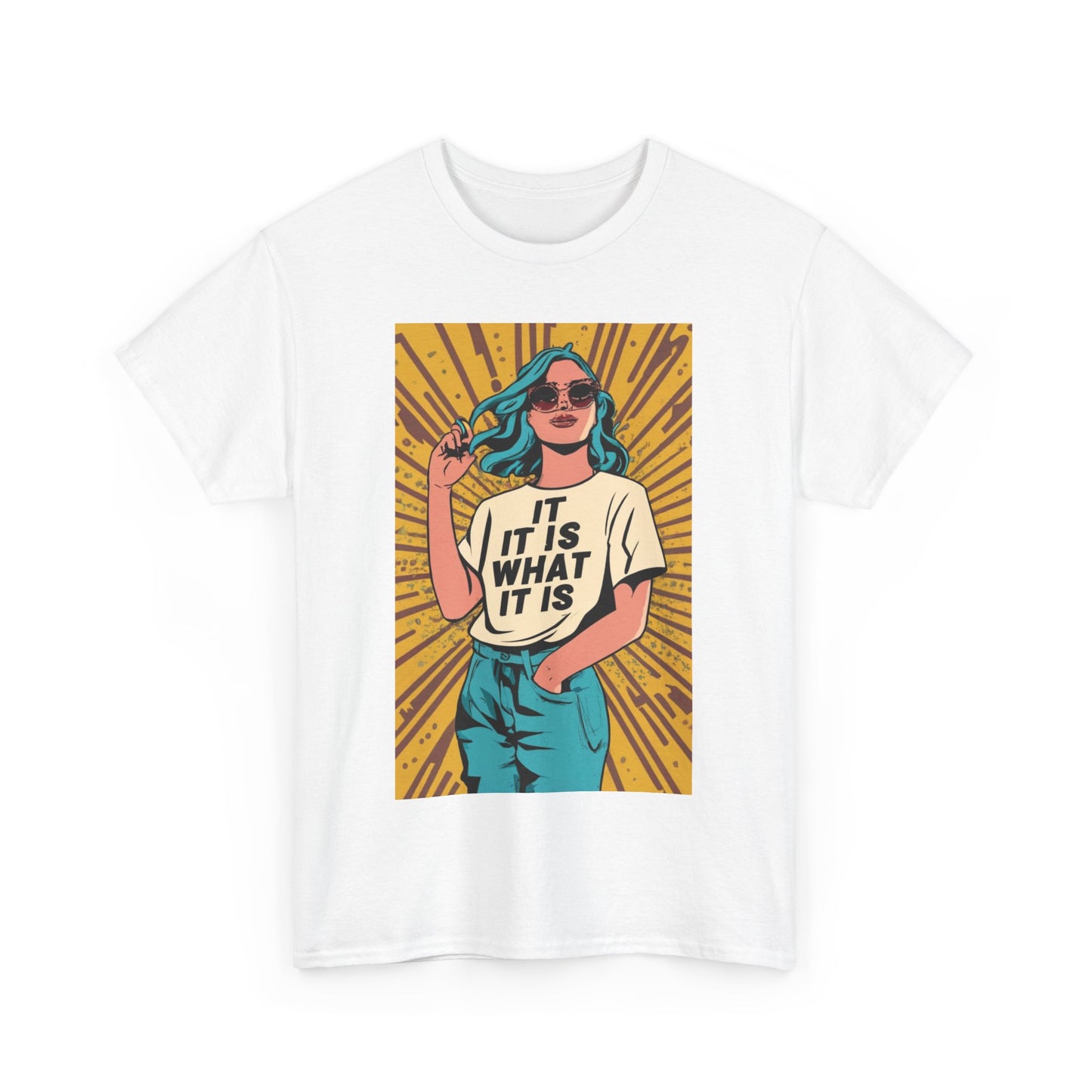 Retro Pop Art - 'It Is What It Is' Graphic Shirt