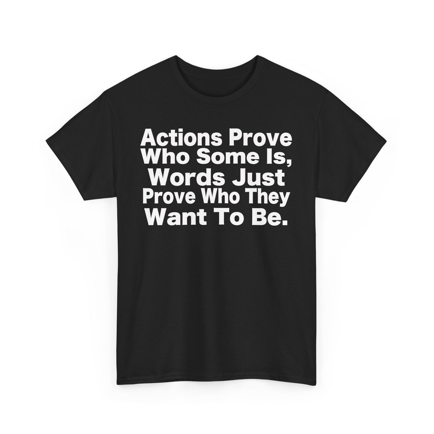 Inspirational Quote – 'Actions Prove Who Some Is'