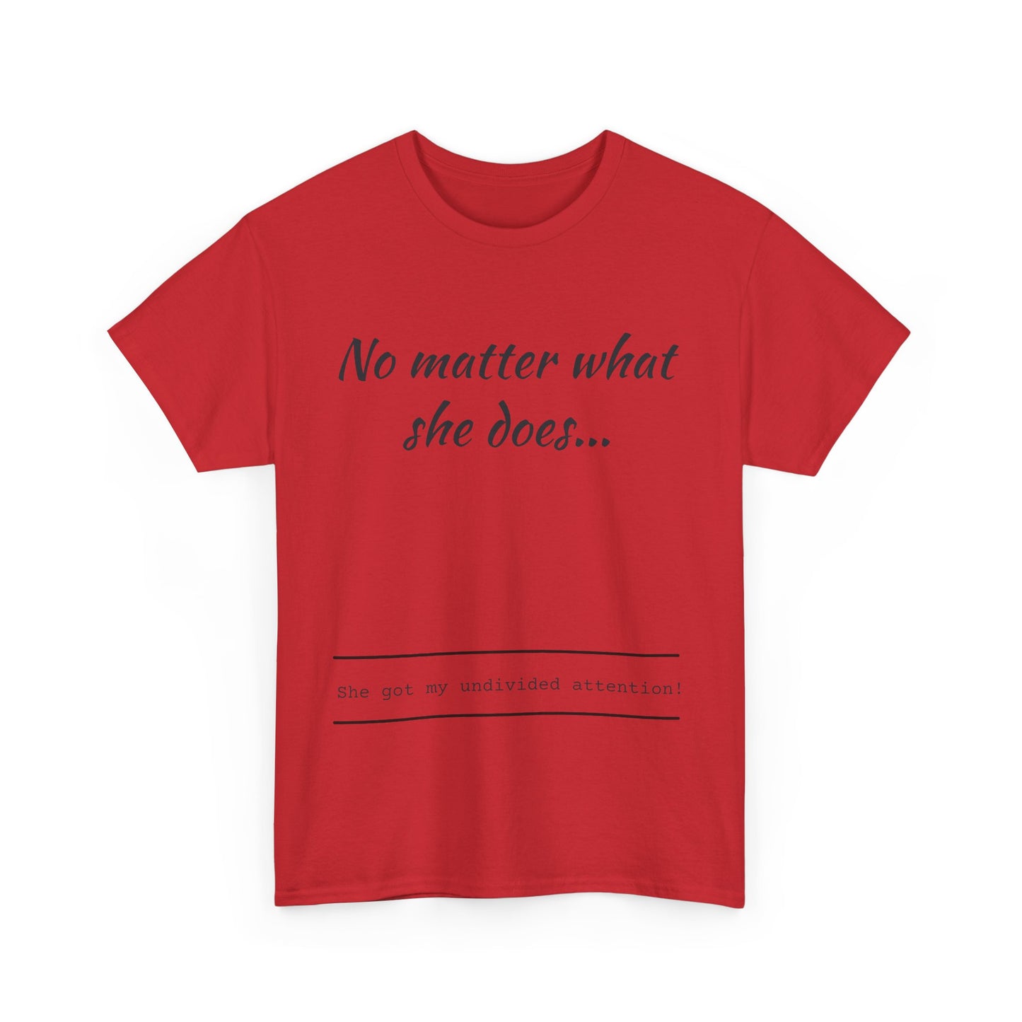 No matter what she does...