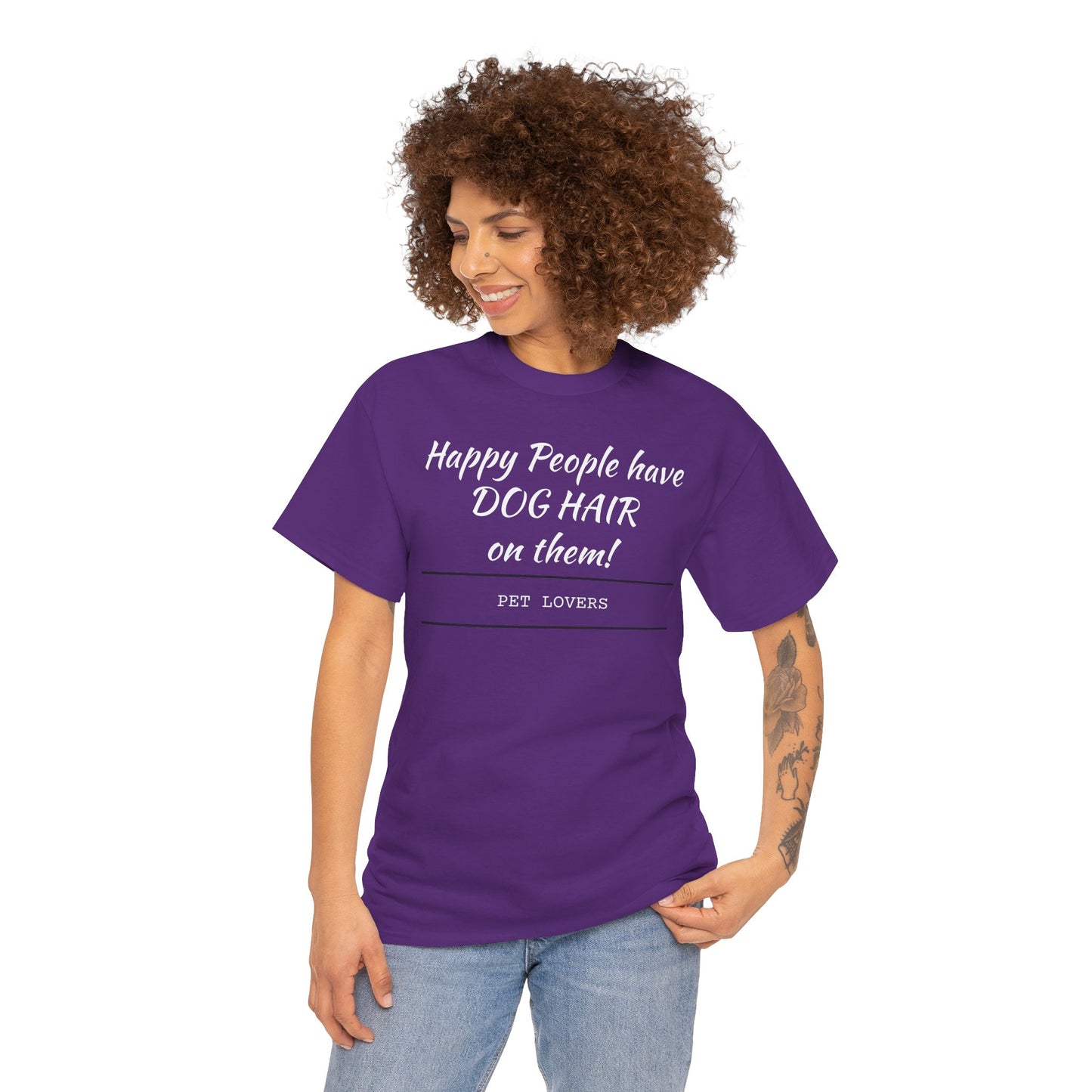 Dog Hair Tee for Pet Lovers
