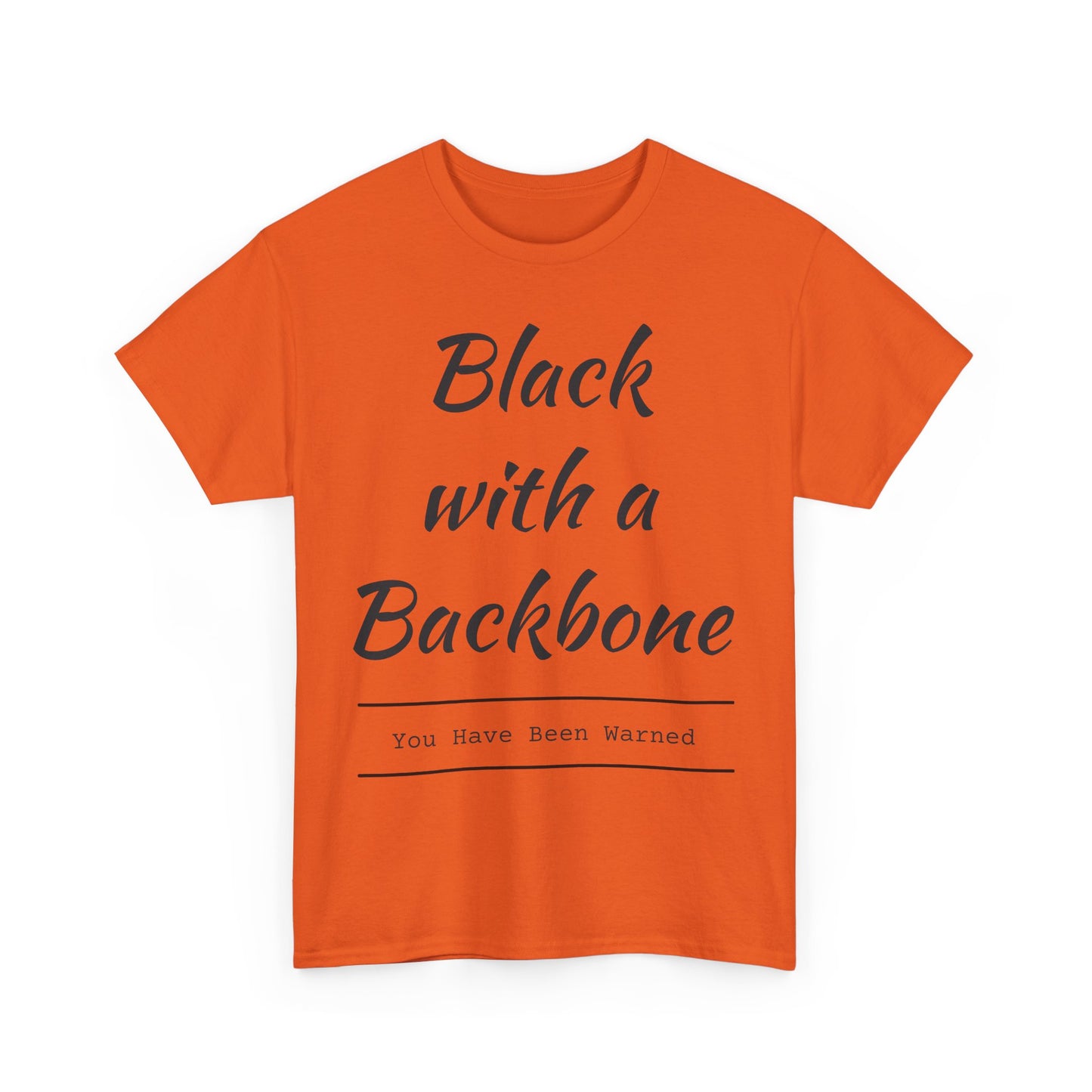 Black with a Backbone