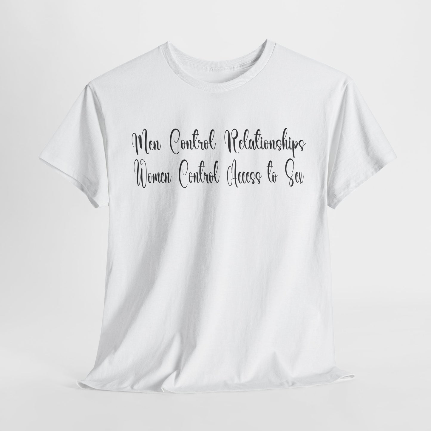Men Control Relations Women Control Sex