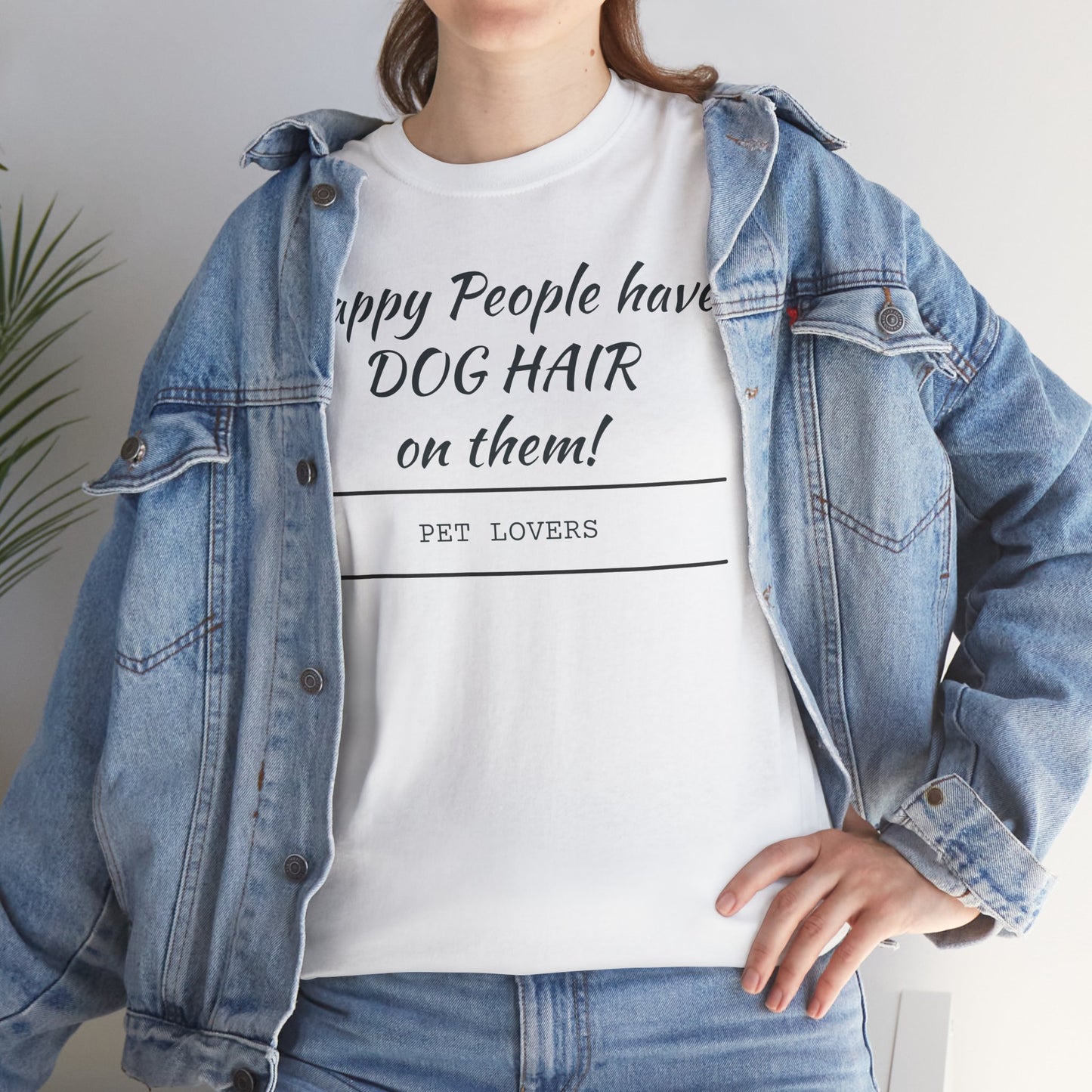 Dog Hair Tee for Pet Lovers