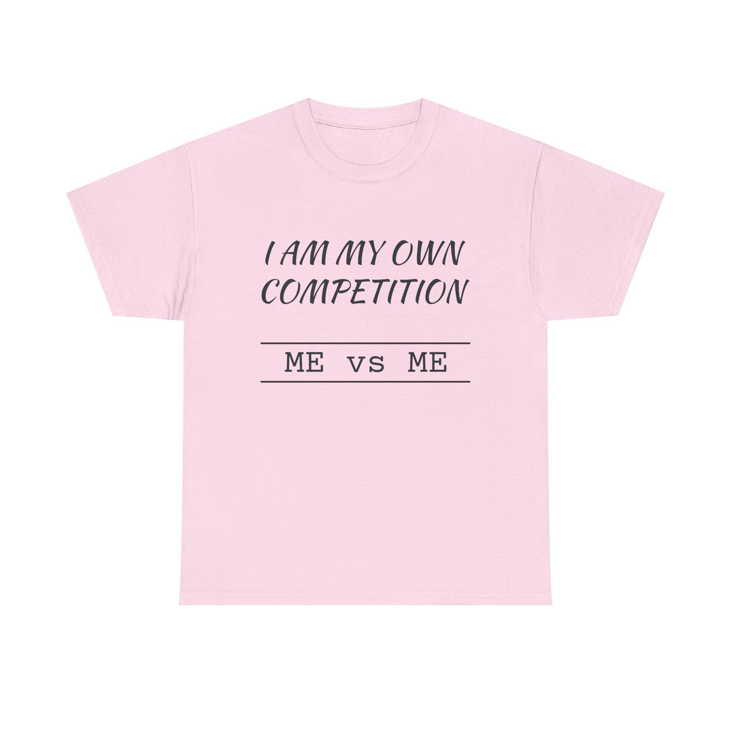 I am my own competition