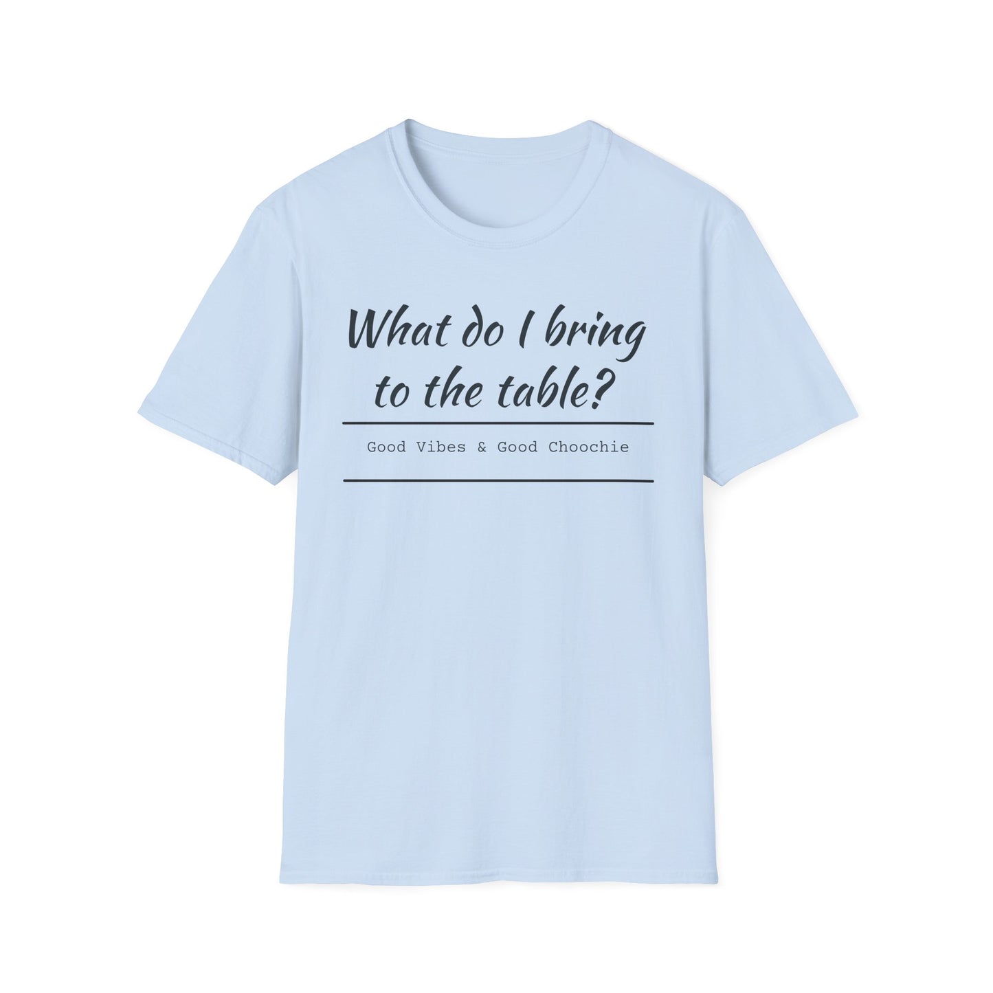 What do I bring to the table-Vibes
