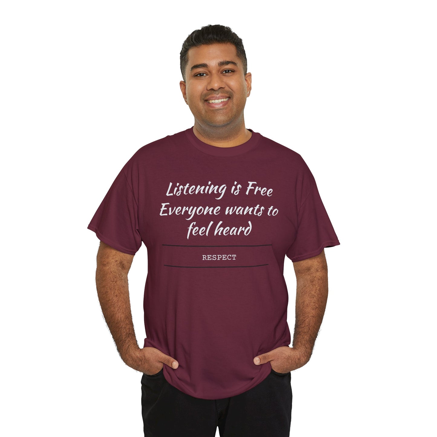 Listening is Free, Feel Heard
