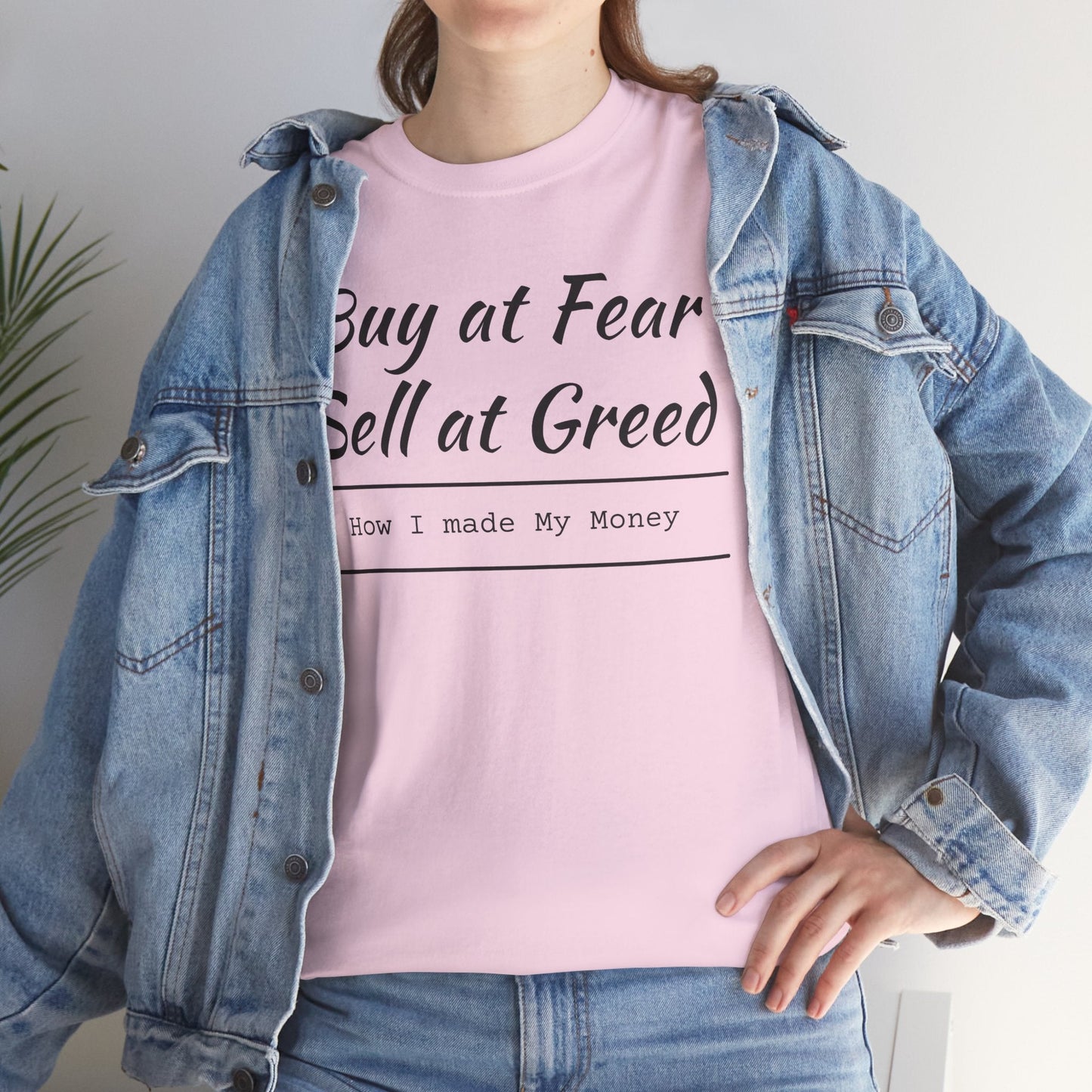 Buy at Fear Sell at Greed Printify