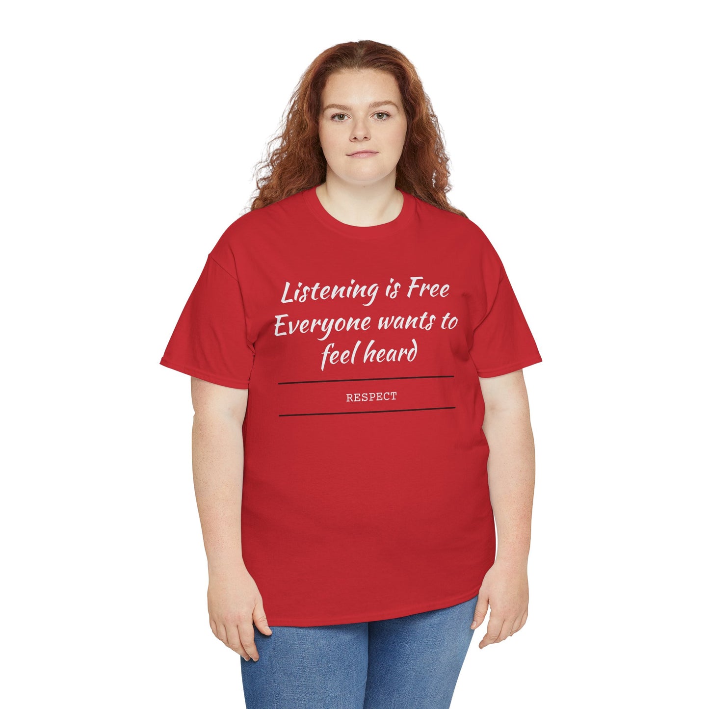 Listening is Free, Feel Heard
