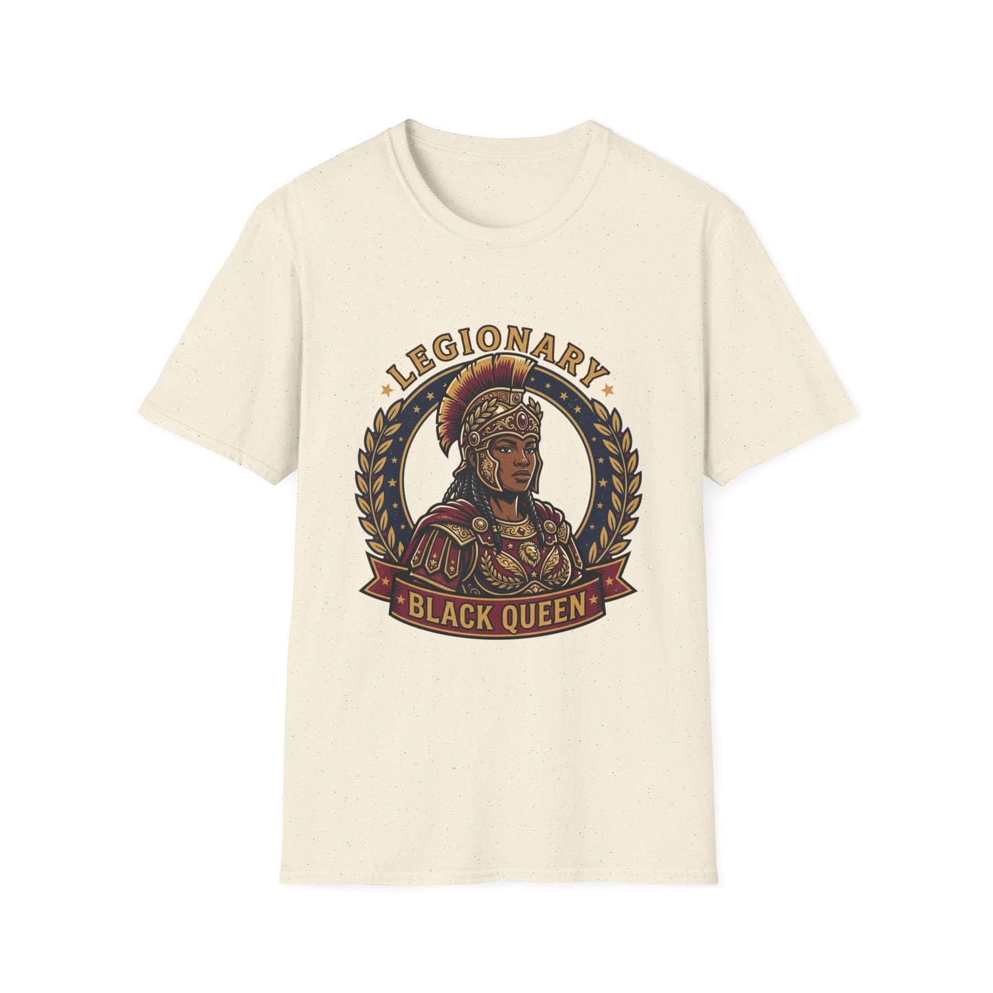 Legionary Black Queen T-Shirt — Empowering Afrocentric Warrior Tee