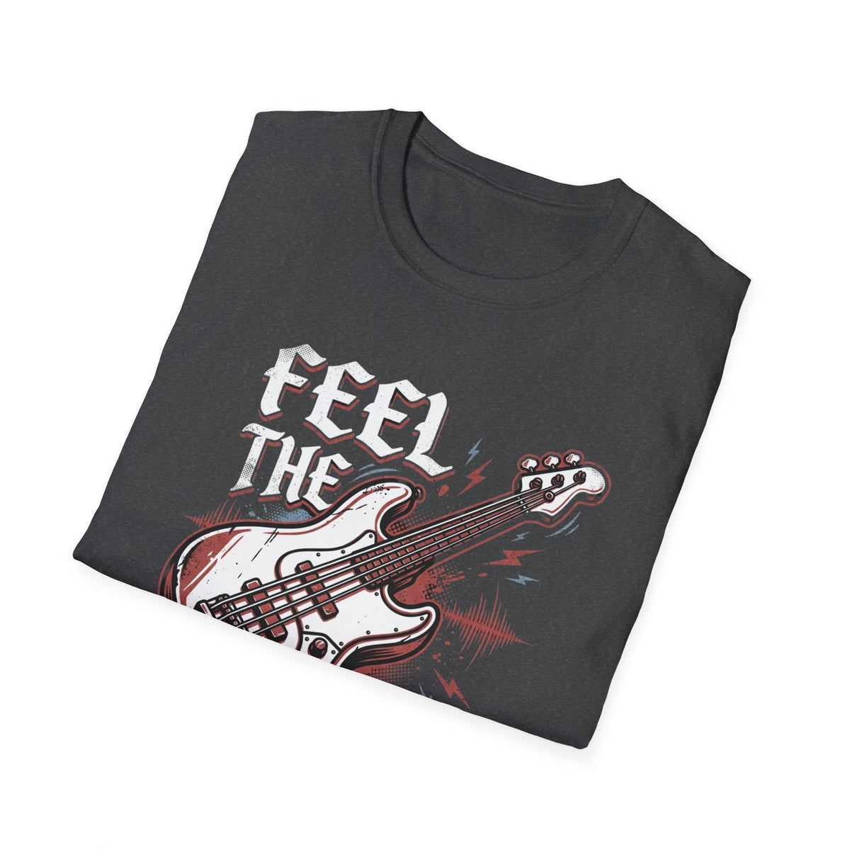 Bass Guitar Graphic T-Shirt — Rock Music Tee ("Bass Player")