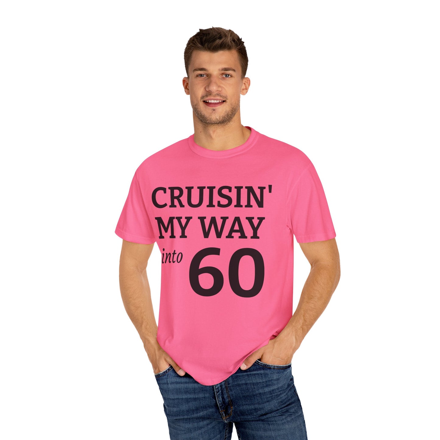Cruisin' My Way Into 60 T-Shirt — 60th Birthday Tee