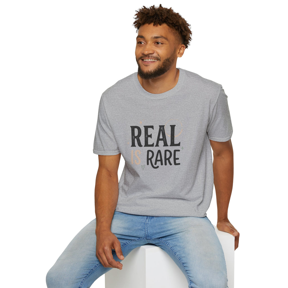 Real Is Rare Graphic Tee — Inspirational Casual Shirt