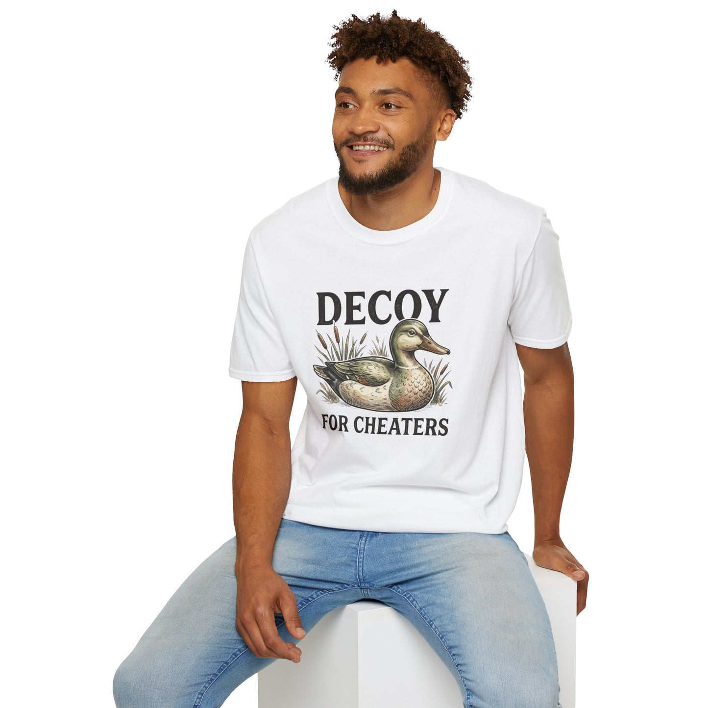 Decoy Duck T-Shirt — "Decoy for Cheaters" Vintage Waterfowl Tee
