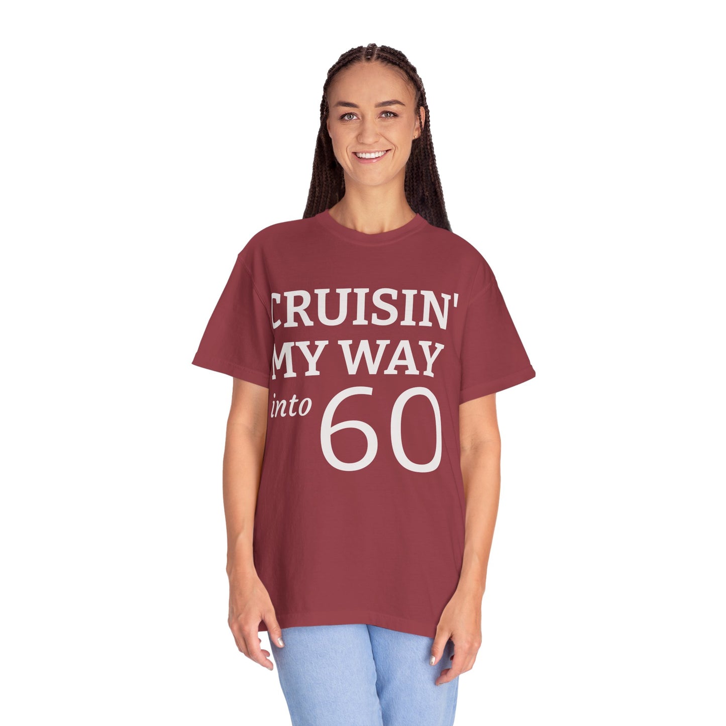 Cruisin' My Way Into 60 T-Shirt — 60th Birthday Tee