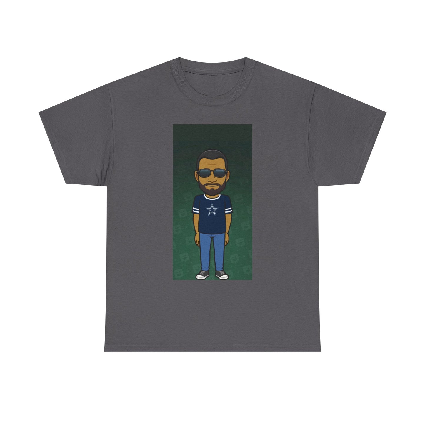 Cartoon Guy Graphic Tee — Personalized Avatar Shirt Printify