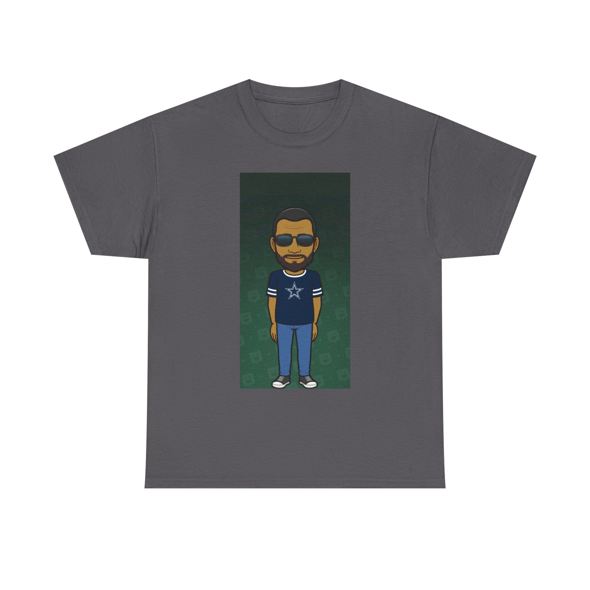 Cartoon Guy Graphic Tee — Personalized Avatar Shirt Printify