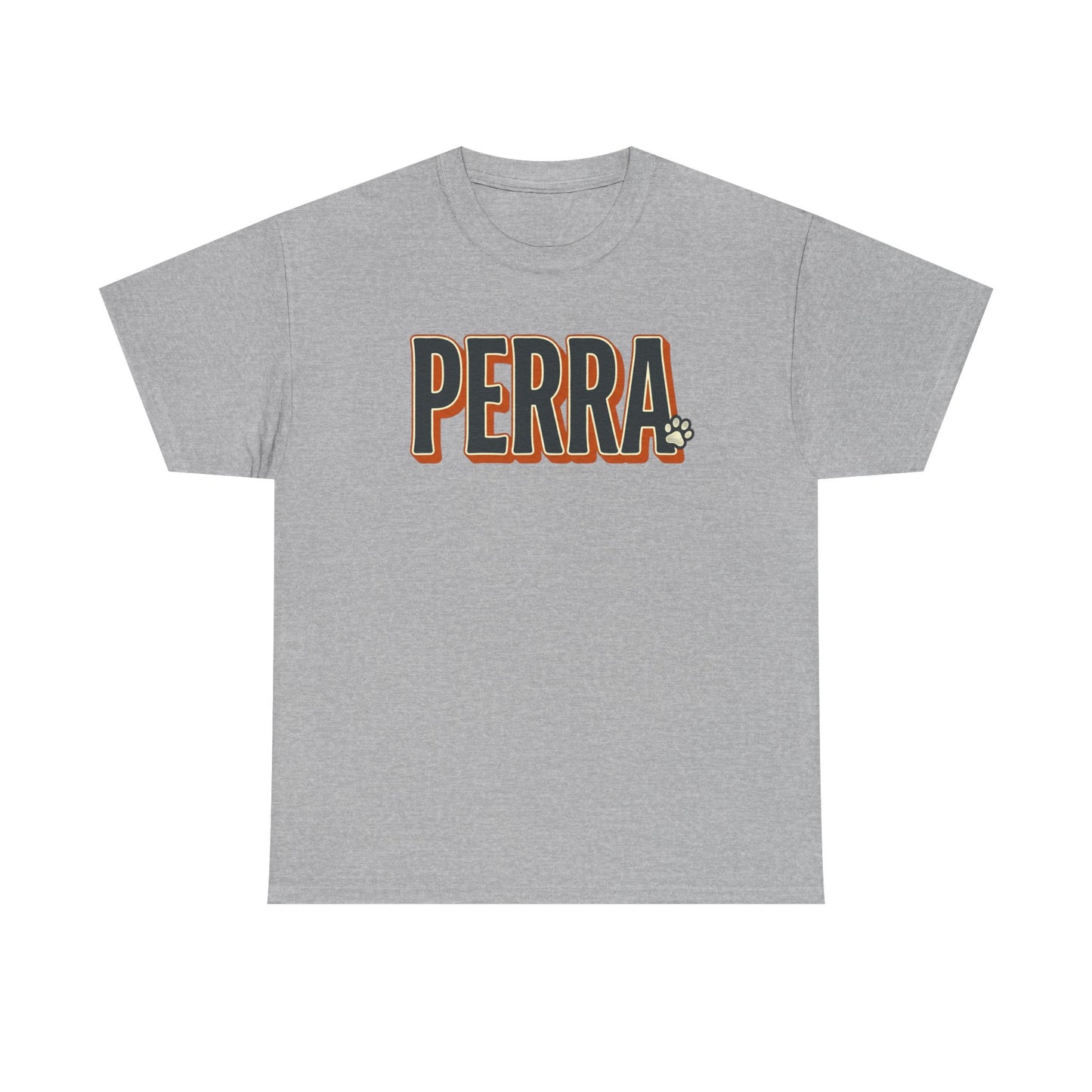 Perra Graphic Tee – Bold Retro Lettering T-Shirt