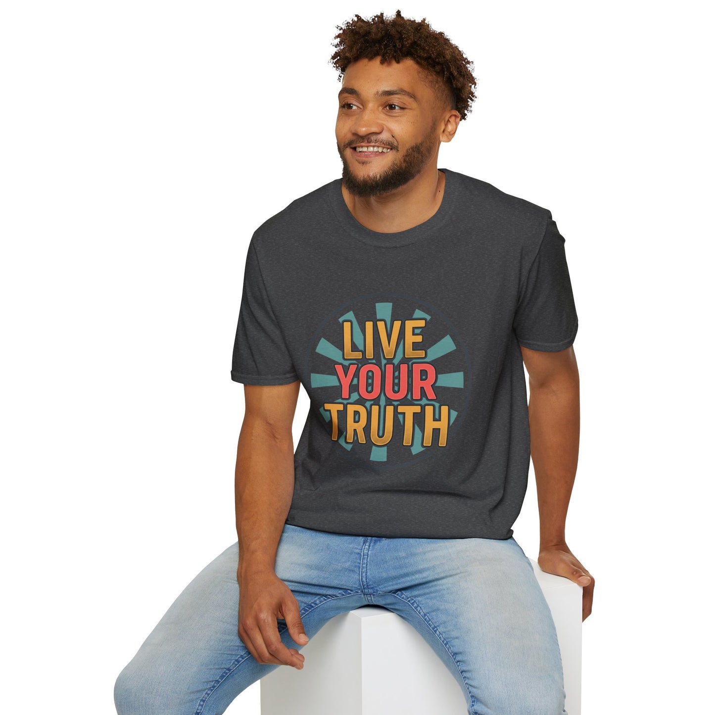 Live Your Truth T-Shirt — Retro Inspirational Graphic Tee