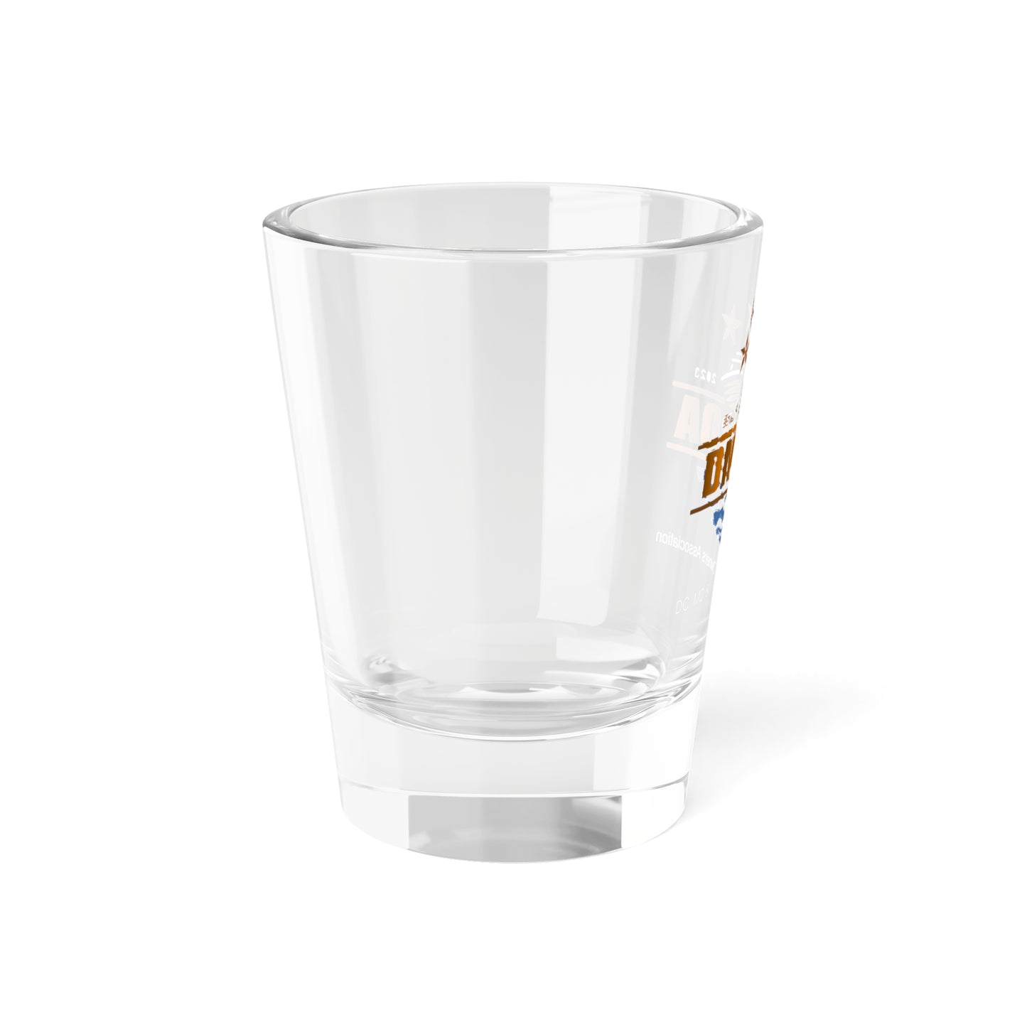 DMVBOA Logo Shot Glass — 1.5 oz Branded Party Shot Glass