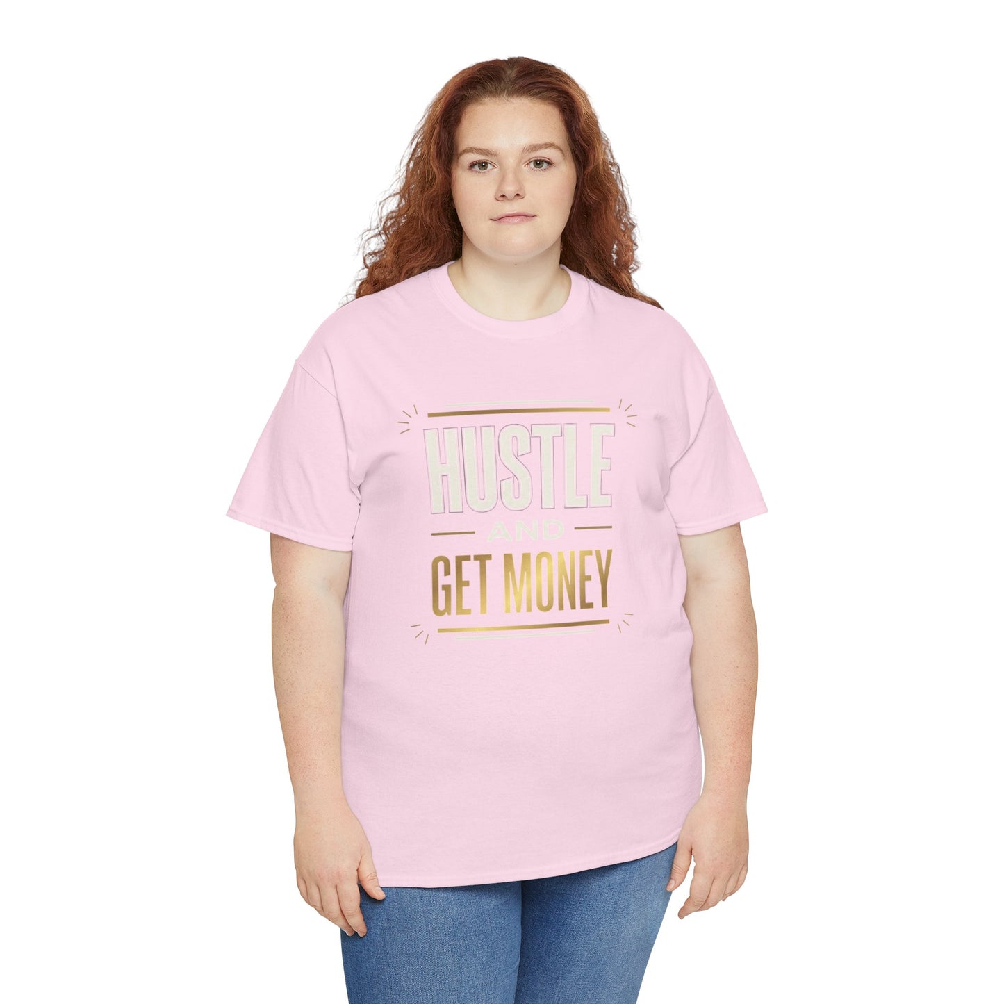 Hustle and Get Money Tee - Motivational Streetwear Graphic T-Shirt