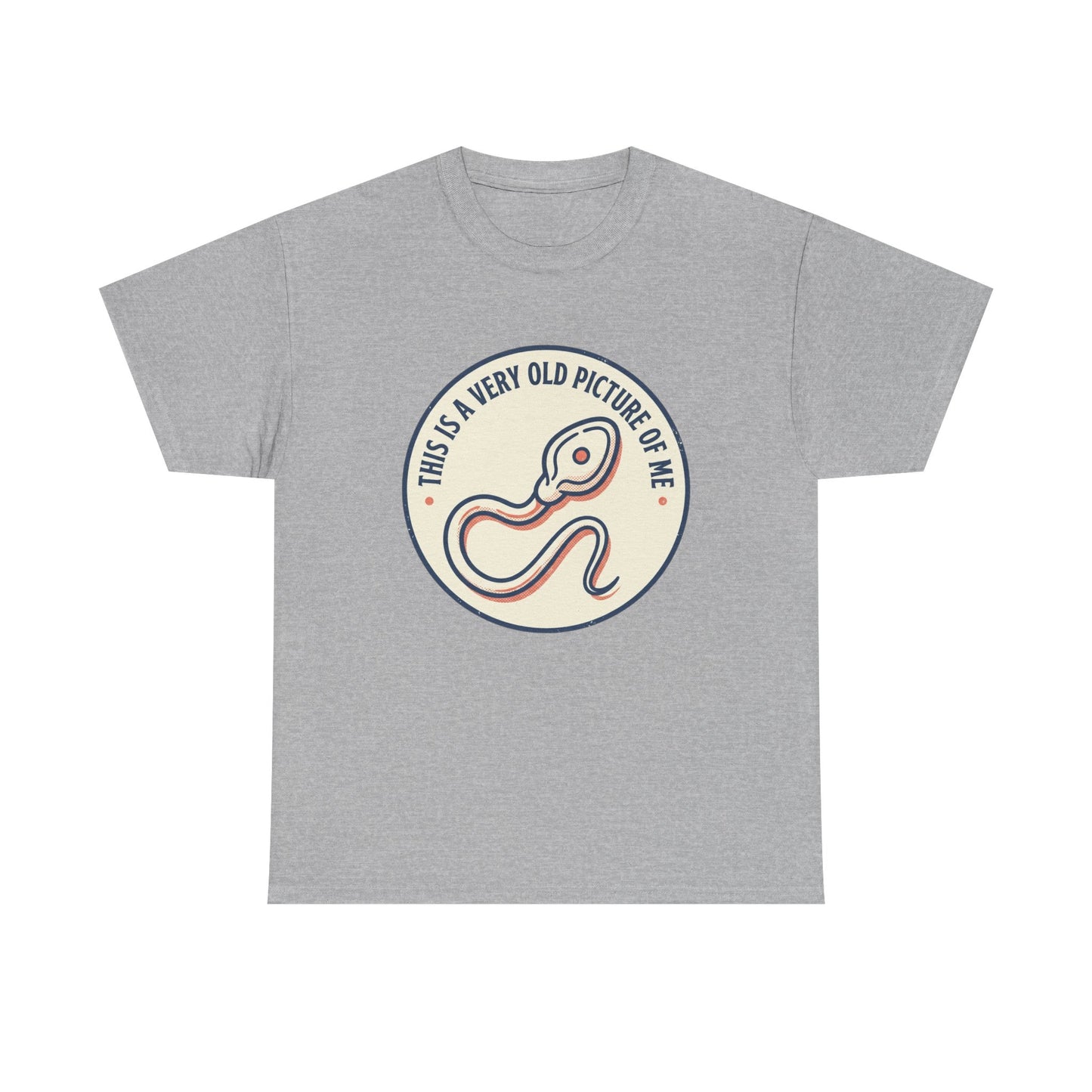 "This Is A Very Old Picture Of Me" Retro Snake Graphic Tee