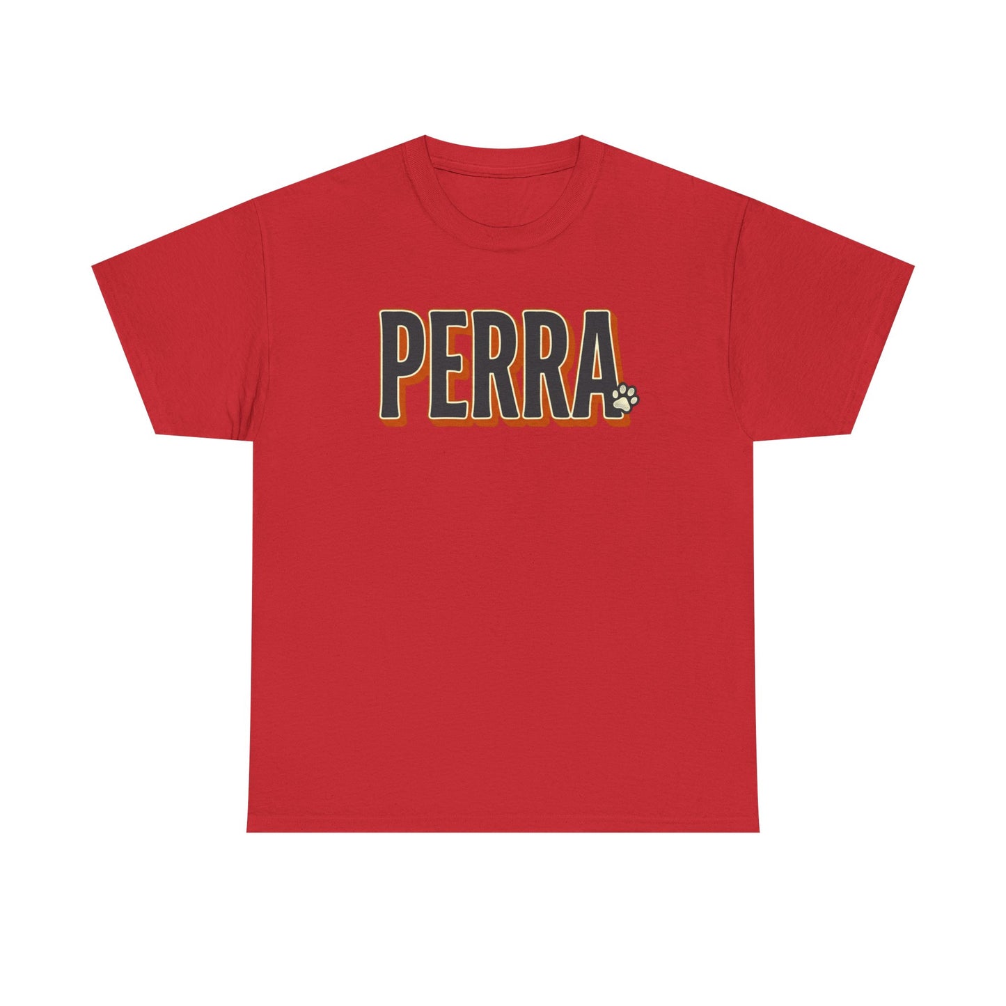 Perra Graphic Tee – Bold Retro Lettering T-Shirt
