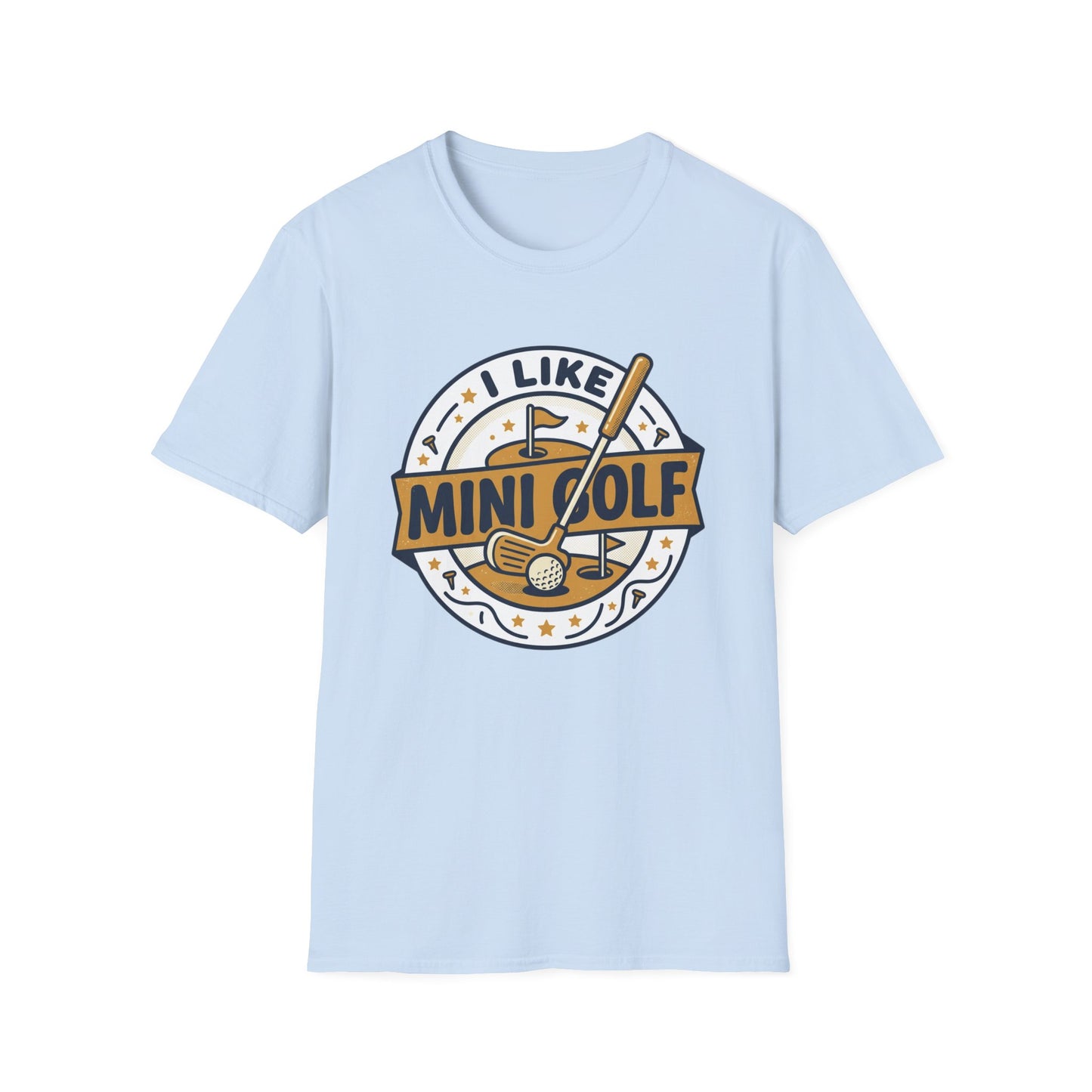I Like Mini Golf T-Shirt — Retro Mini-Golf Graphic Tee for Fans & Players