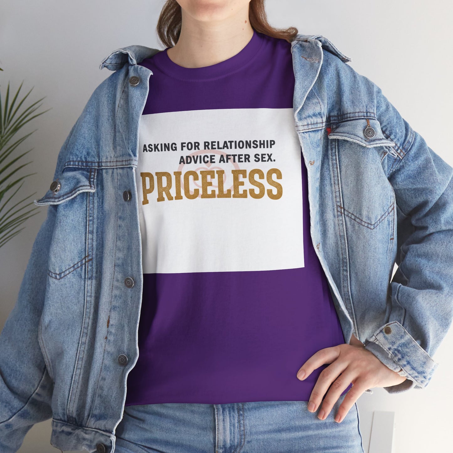 Priceless Funny Graphic Tee — "Asking for Relationship Advice After Sex" Casual Cotton Shirt