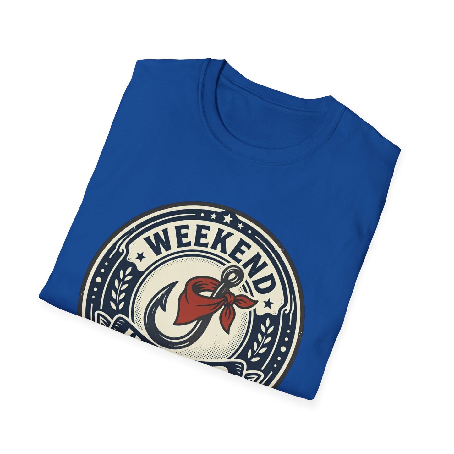 Weekend Hooker Fishing T-Shirt — Retro Angler Logo Tee