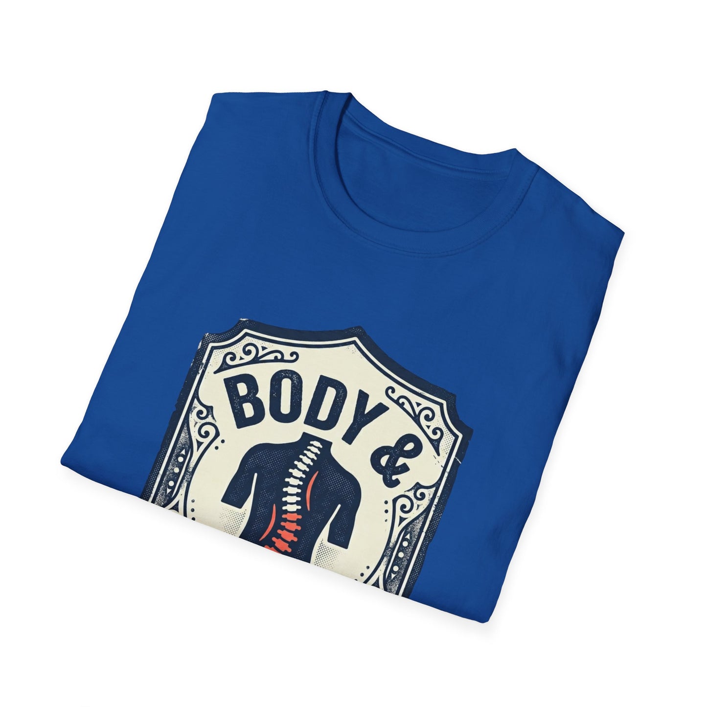 Back Hurts T-Shirt — Body & Back Hurts Graphic Tee for Spine Pain Relief Awareness