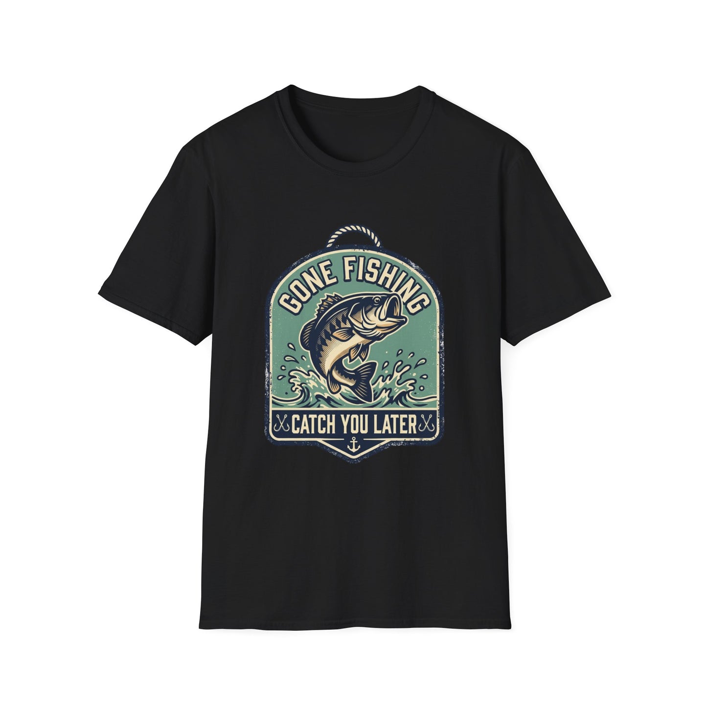 Gone Fishing T-Shirt – "Catch You Later" Bass Fishing Tee