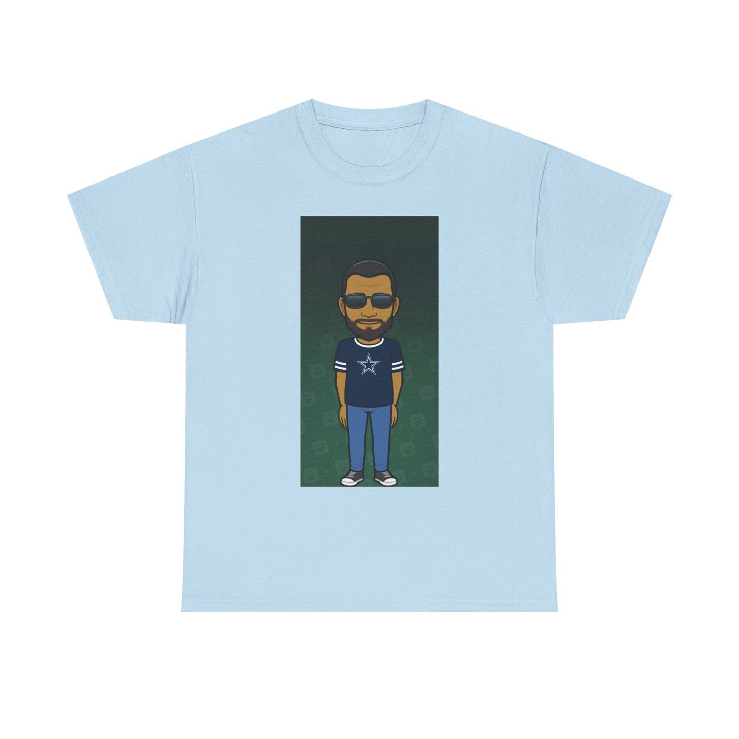 Cartoon Guy Graphic Tee — Personalized Avatar Shirt Printify