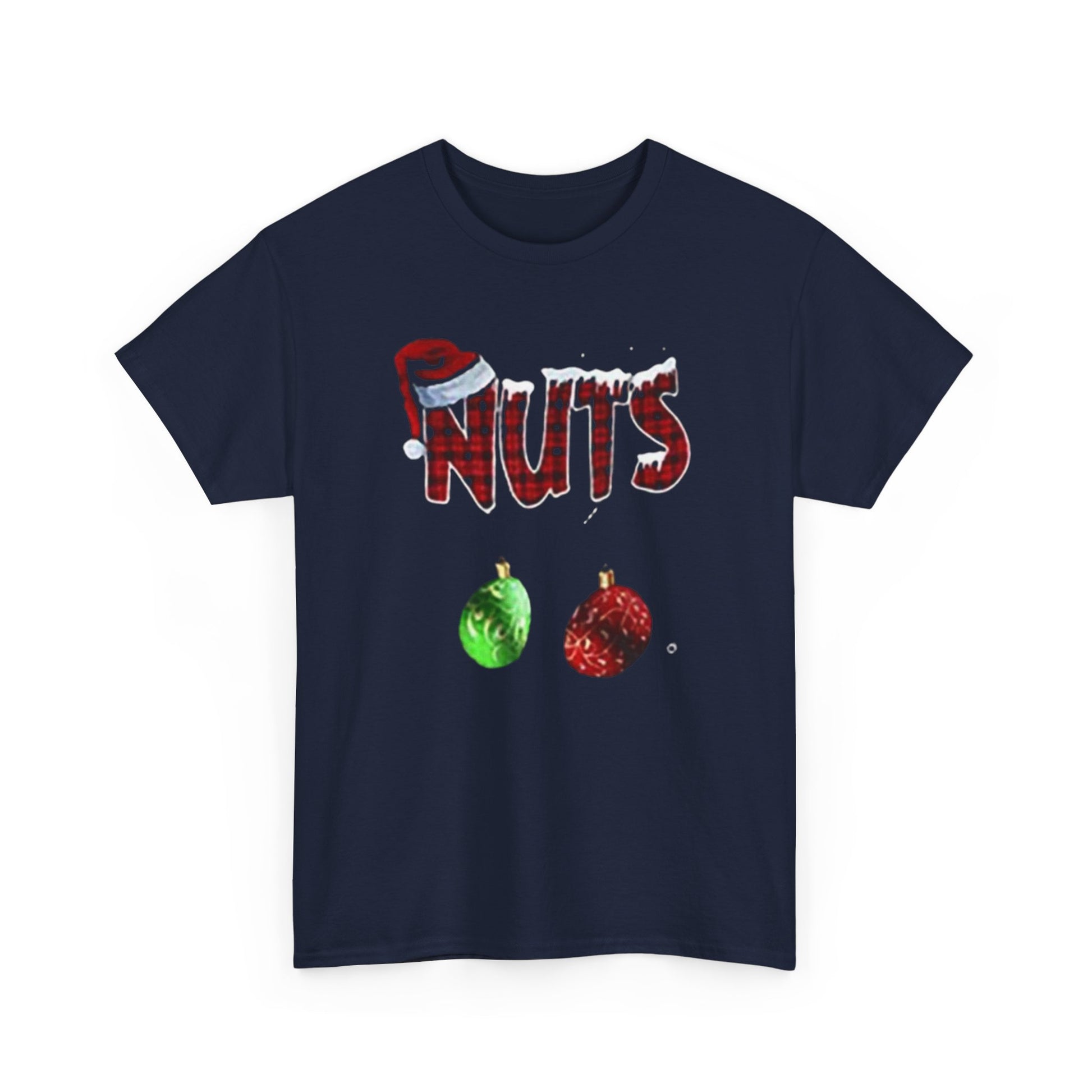 Holiday 'Nuts' Tee — Funny Christmas Ornament Graphic T-Shirt Printify