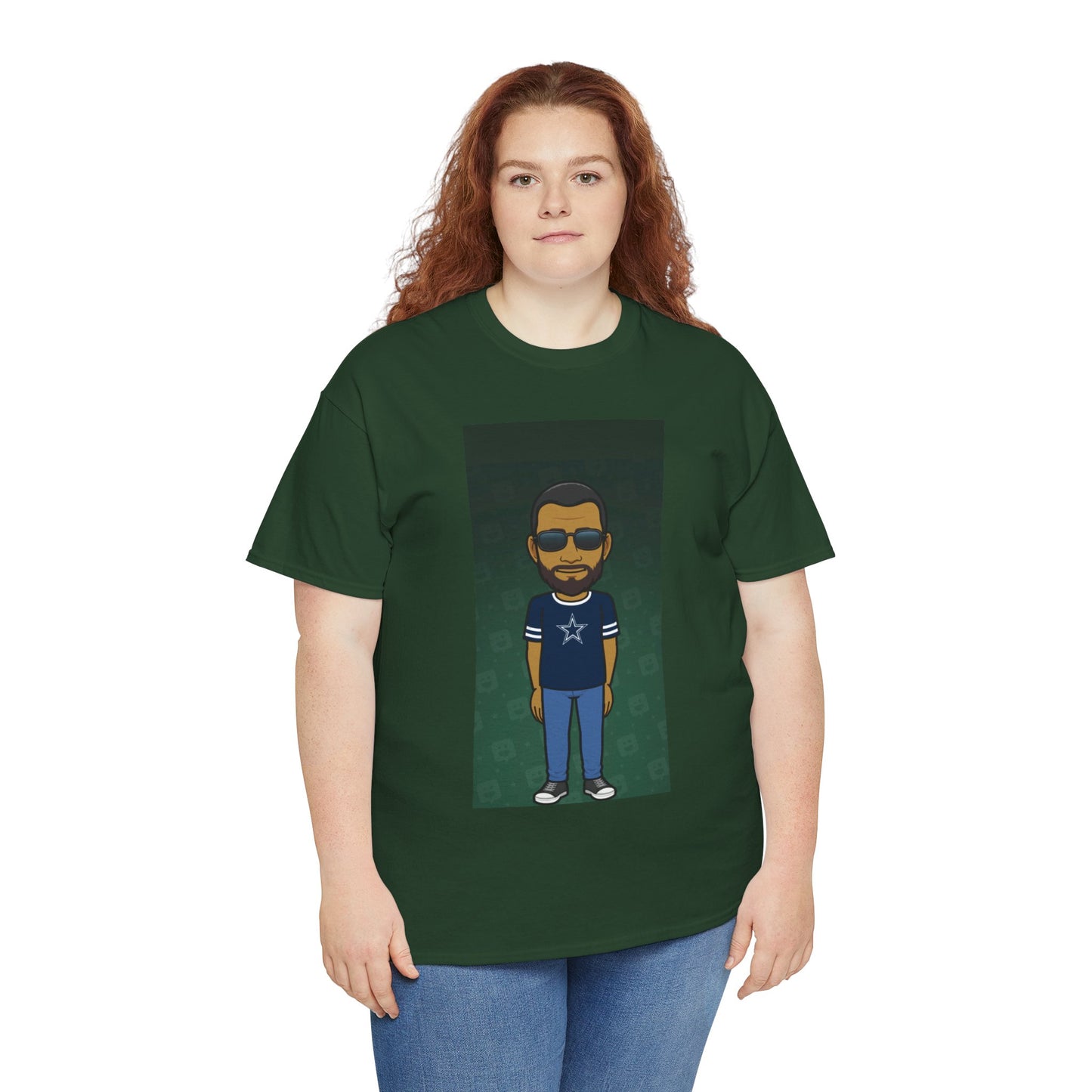 Cartoon Guy Graphic Tee — Personalized Avatar Shirt Printify