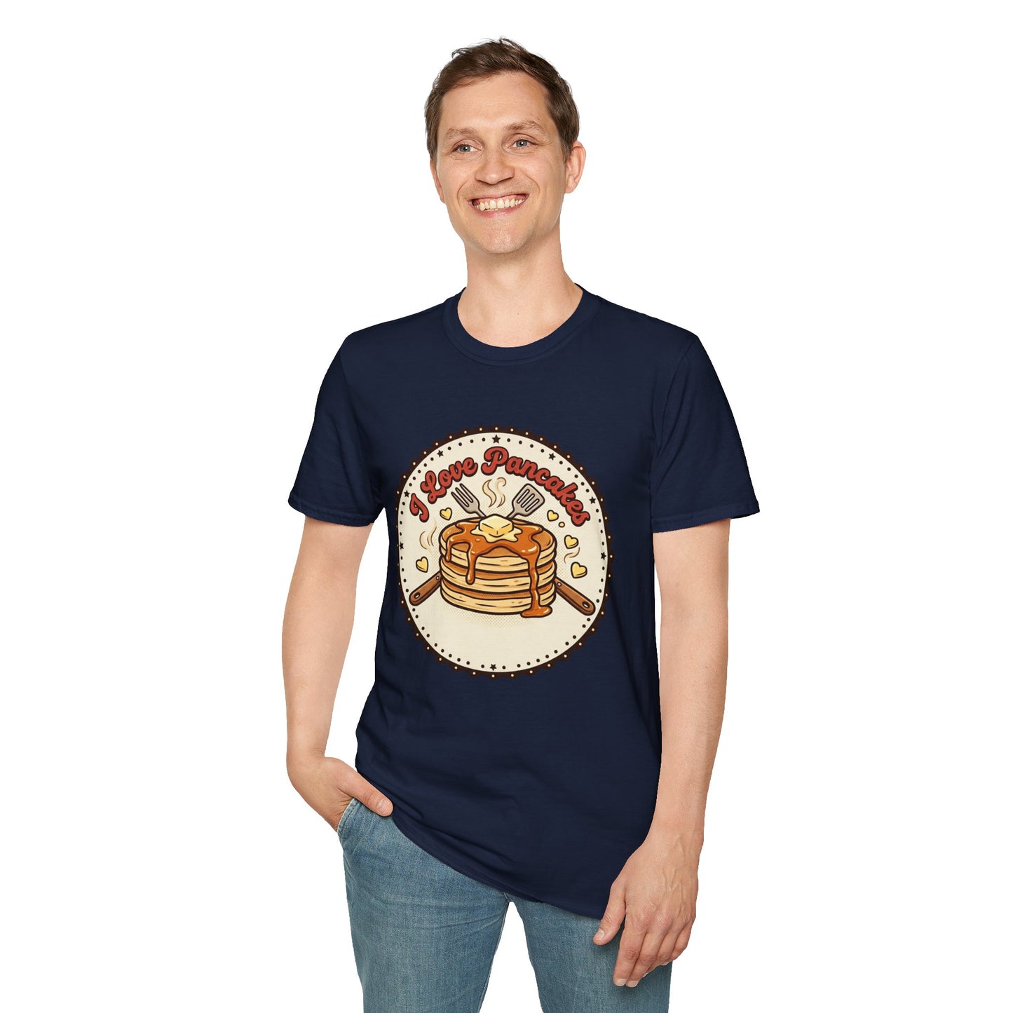 Pancake Love T-Shirt — Cute Stack of Pancakes Breakfast Tee