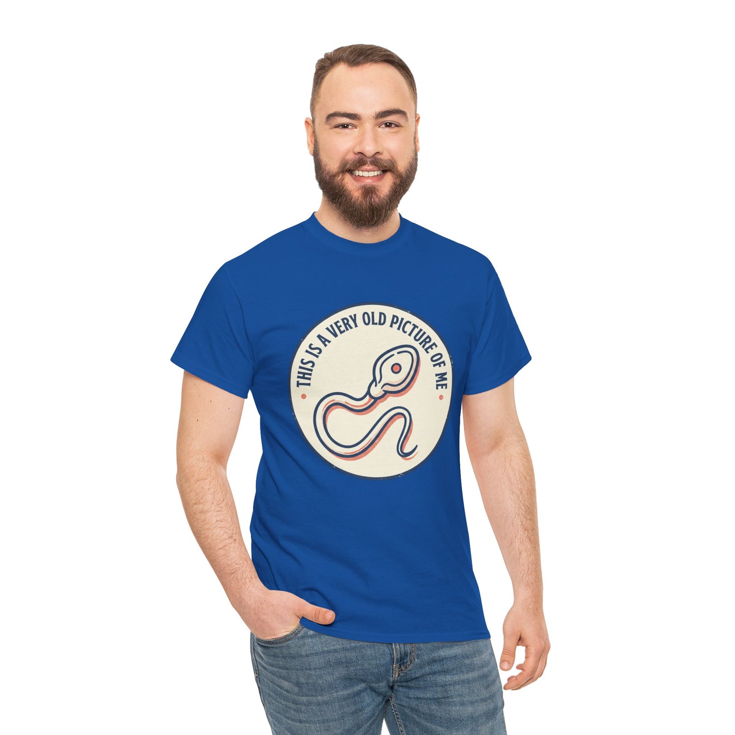 "This Is A Very Old Picture Of Me" Retro Snake Graphic Tee