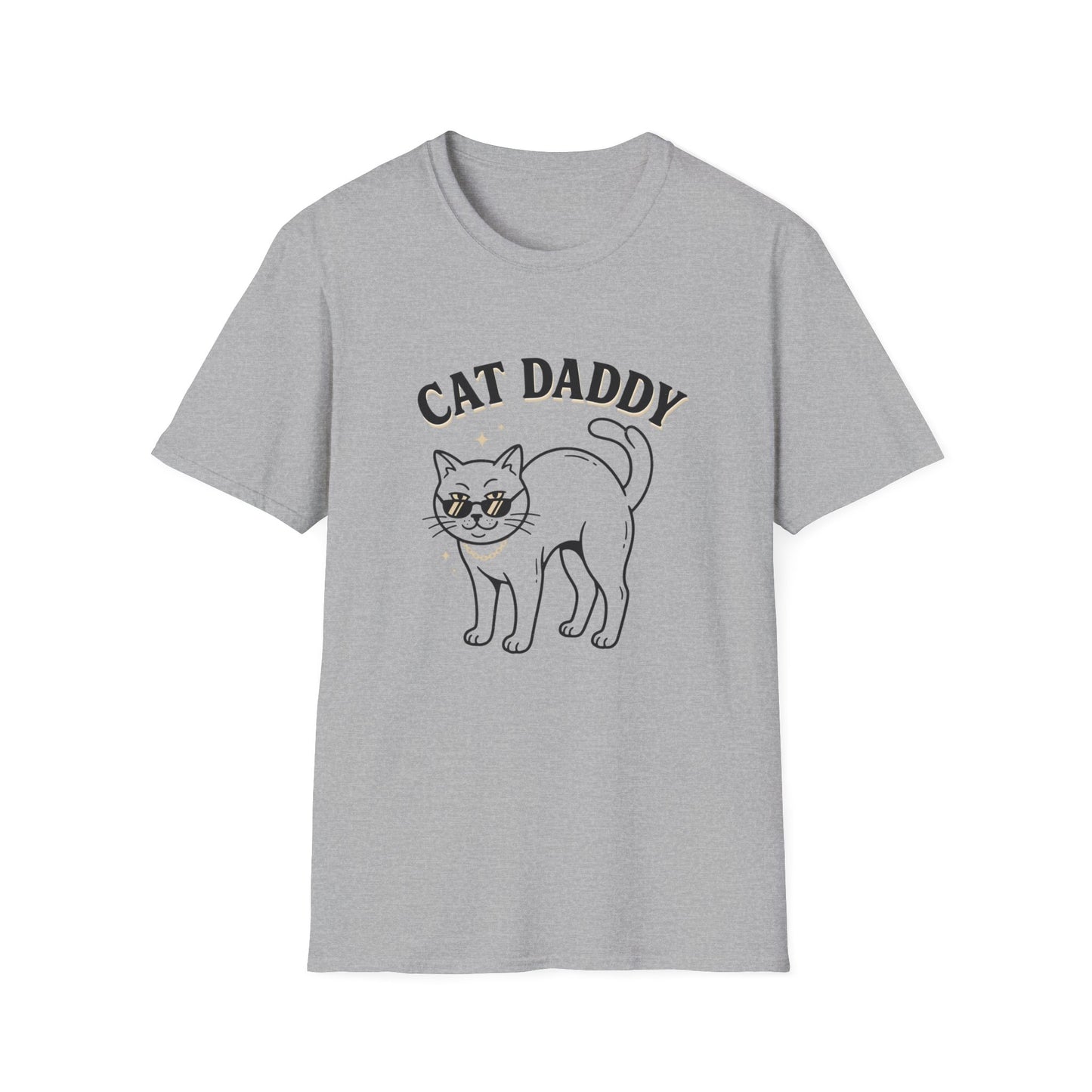 Cat Daddy T-Shirt — Retro Cute Cat Graphic Tee for Cat Lovers