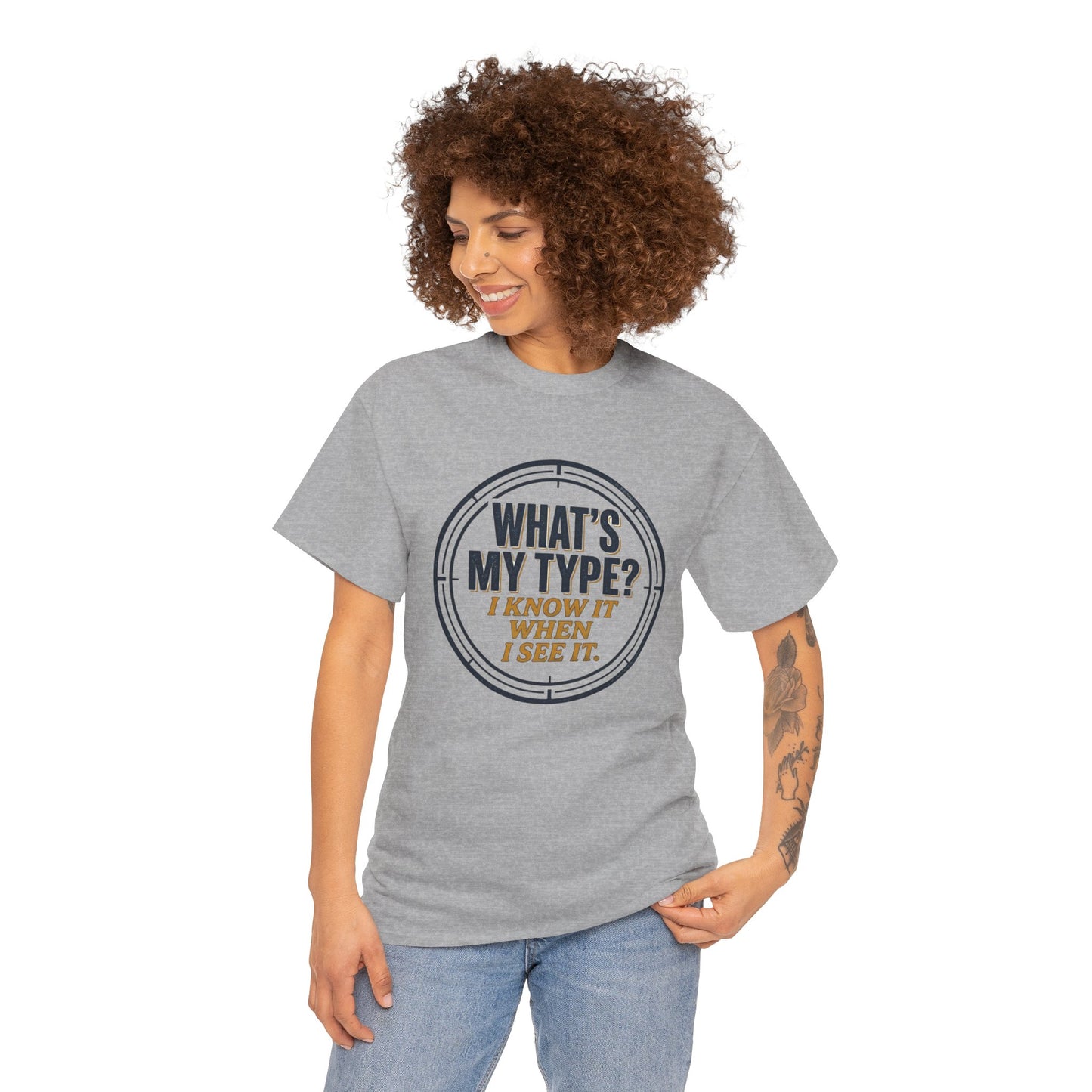 "What's My Type? I Know It When I See It" Graphic Tee